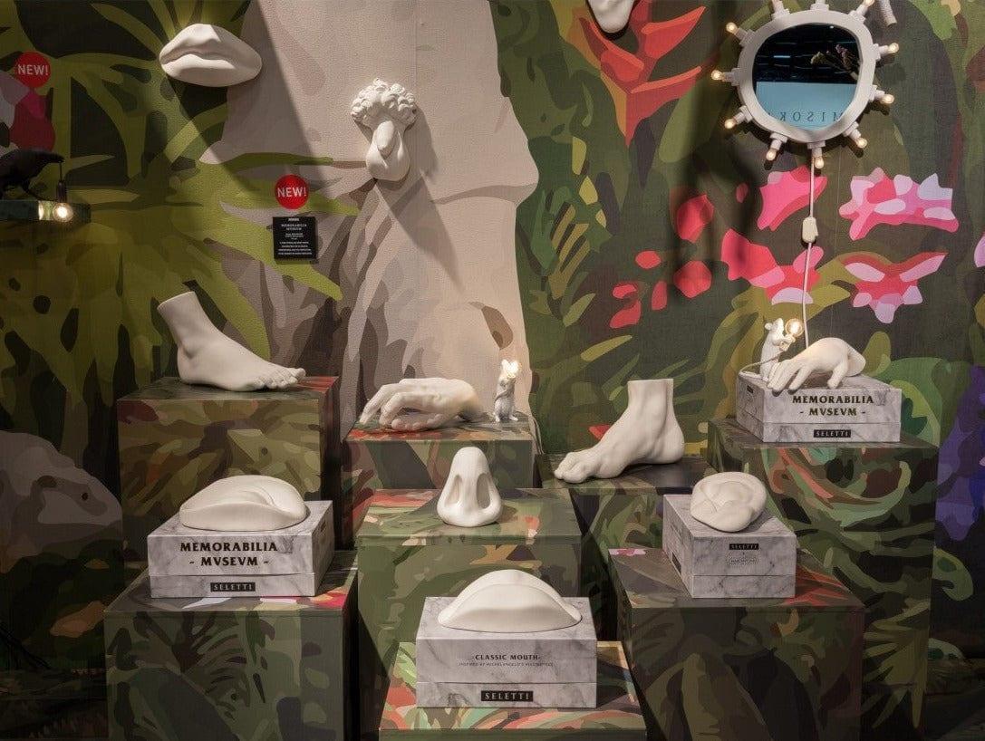 Dekoracja MEMORABILIA MVSEVM FEMALE FOOT biały Seletti    Eye on Design