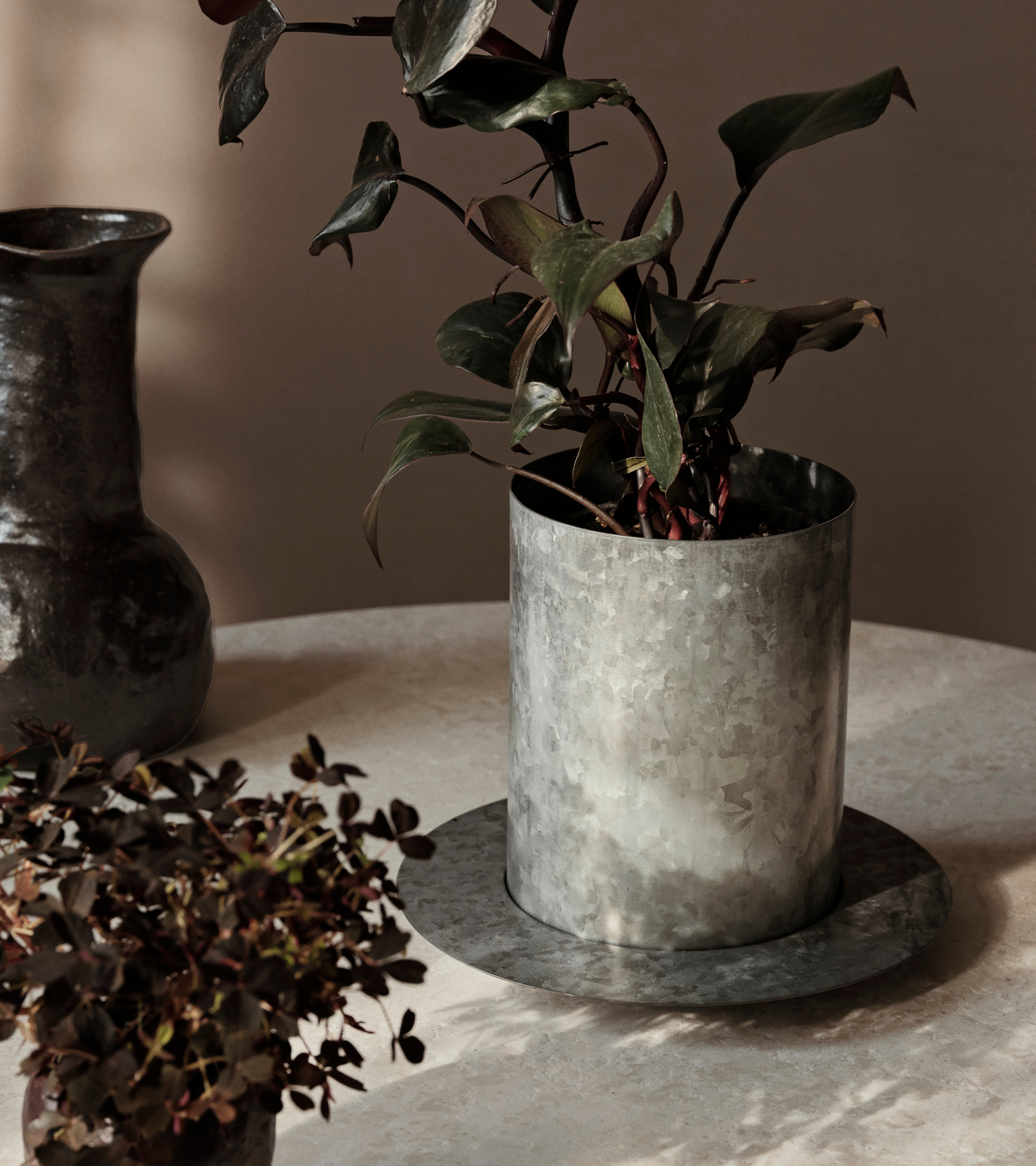 AURAN bloempot gegalvaniseerd ijzer