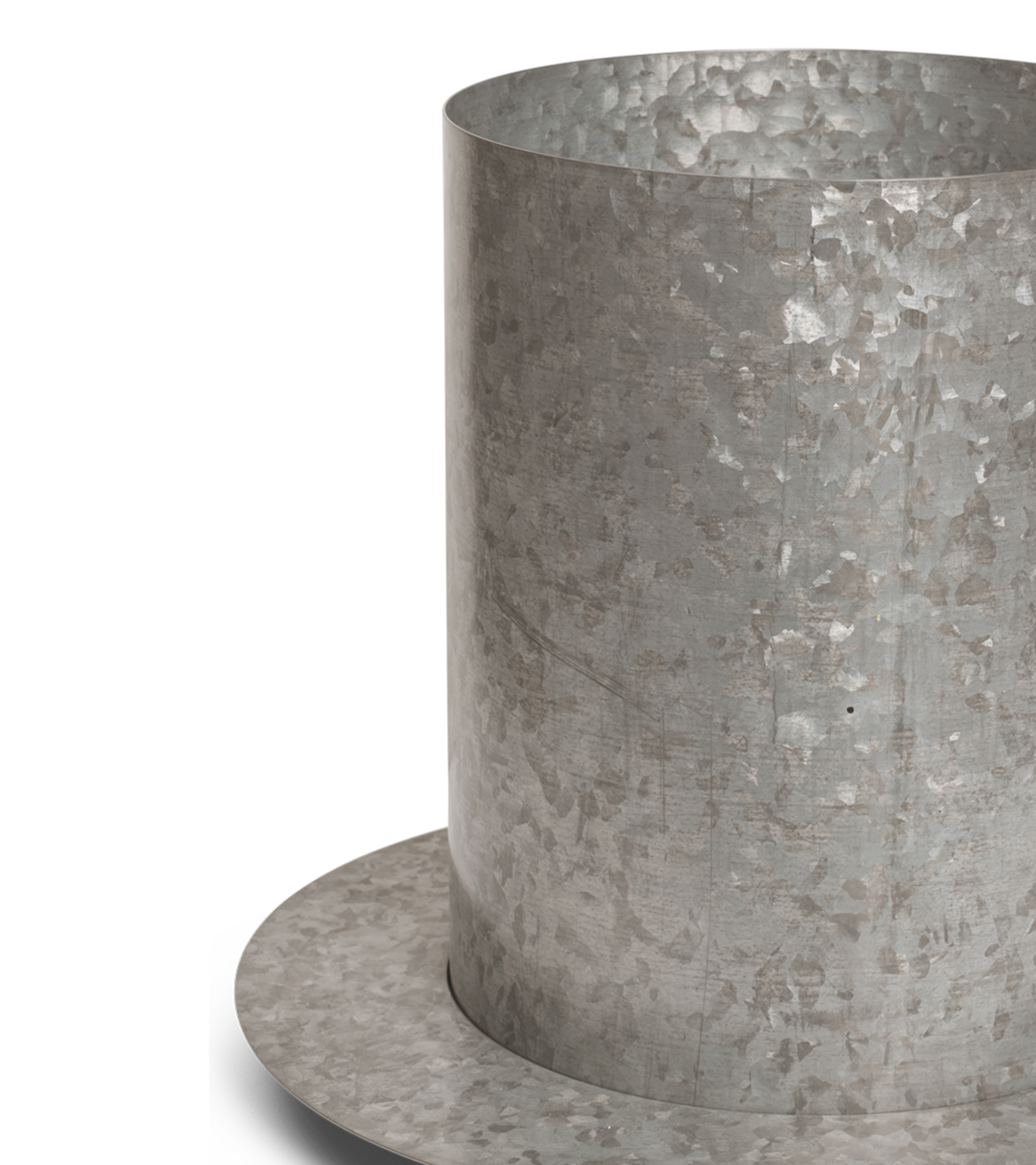 AURAN bloempot gegalvaniseerd ijzer