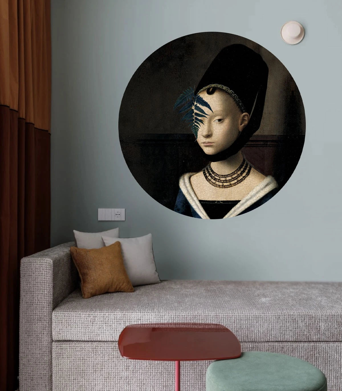 Wall lamp DOTS LIGHTING - LADY FERN dark brown