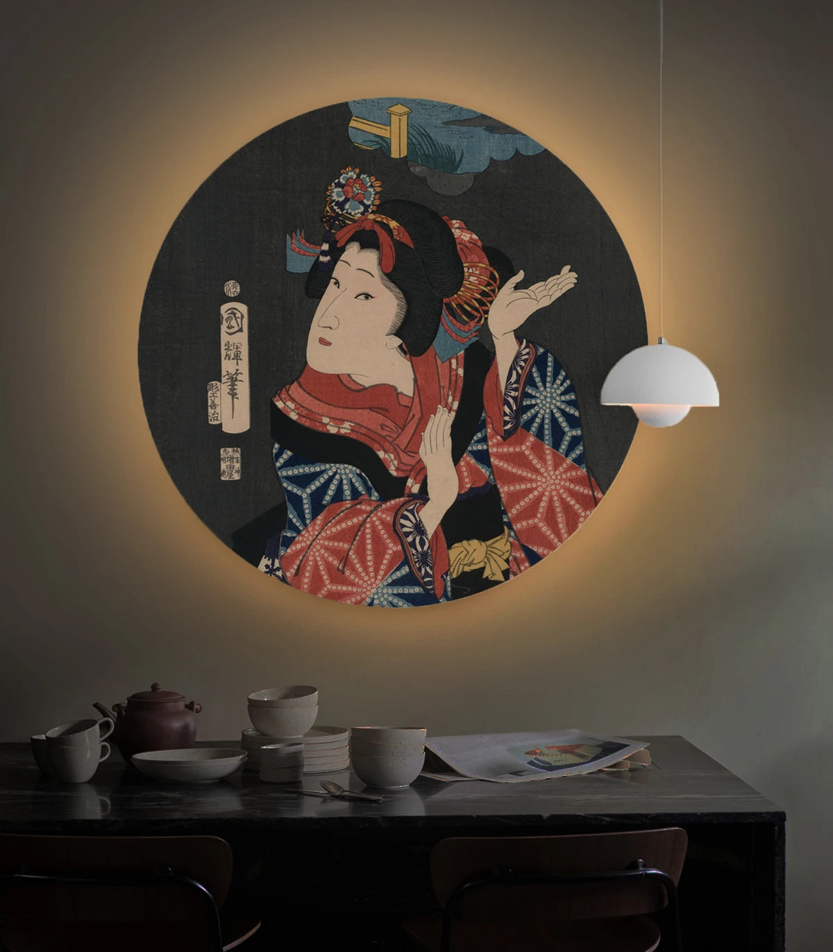 Wall Lamp DOTS LIGHTING - SPIRIT OF ONNA dark graphite