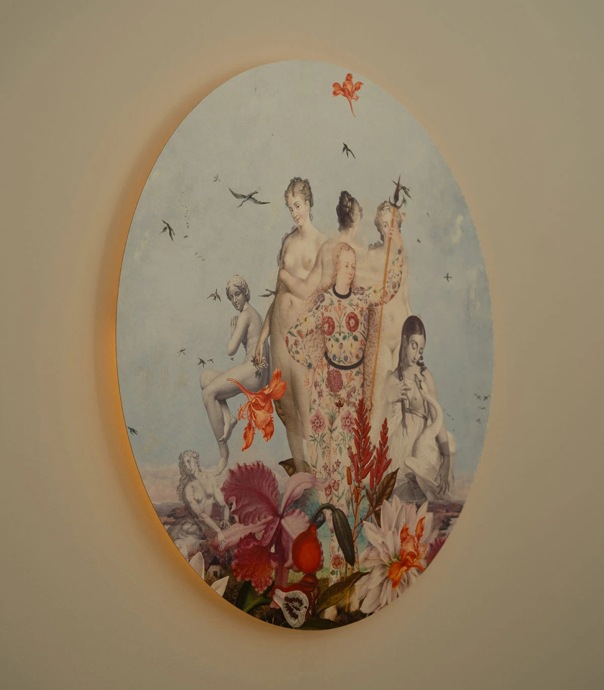 Wall Lamp DOTS LIGHTING - WOMENS DAY blue