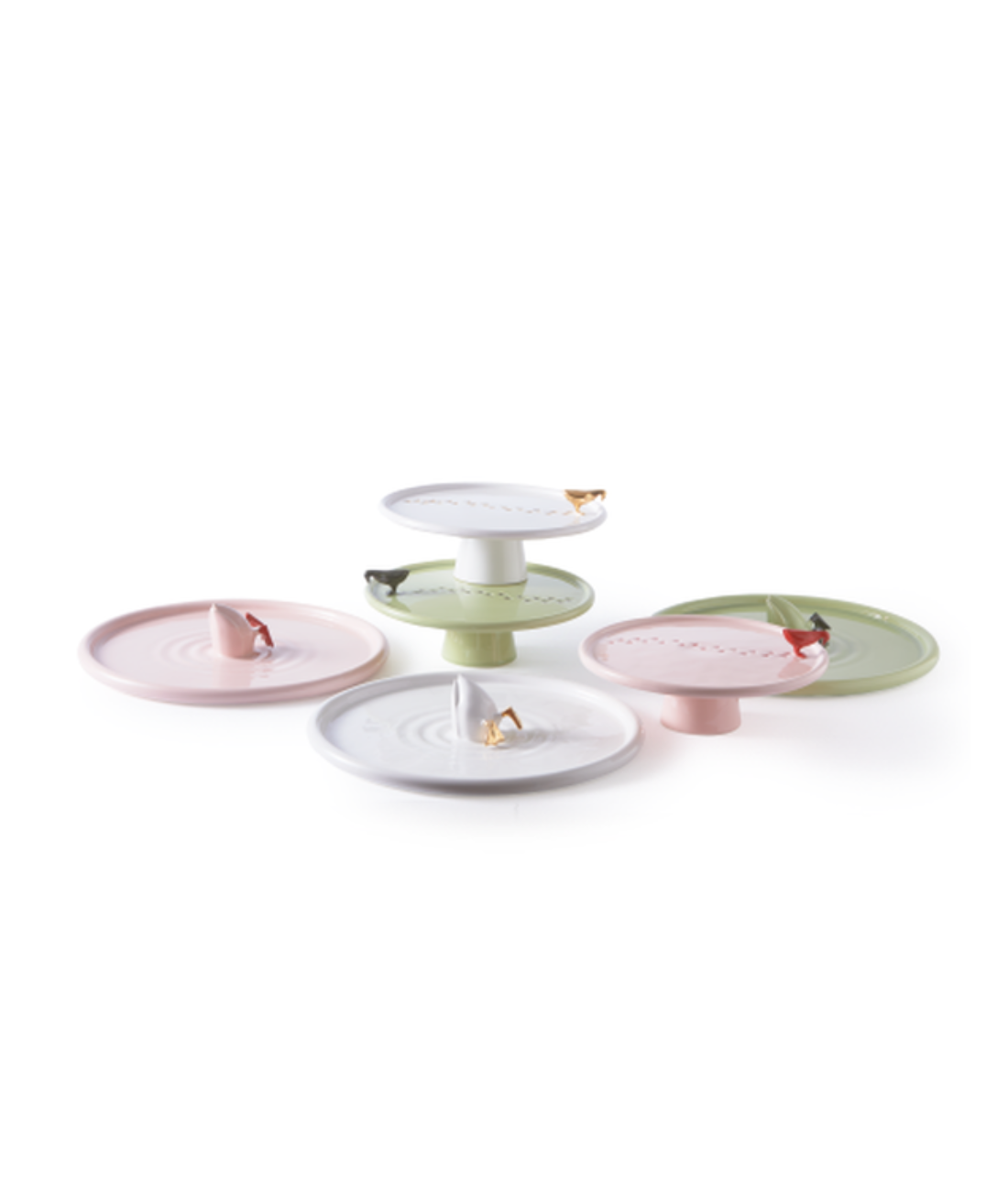 Tauchente Teller weiß