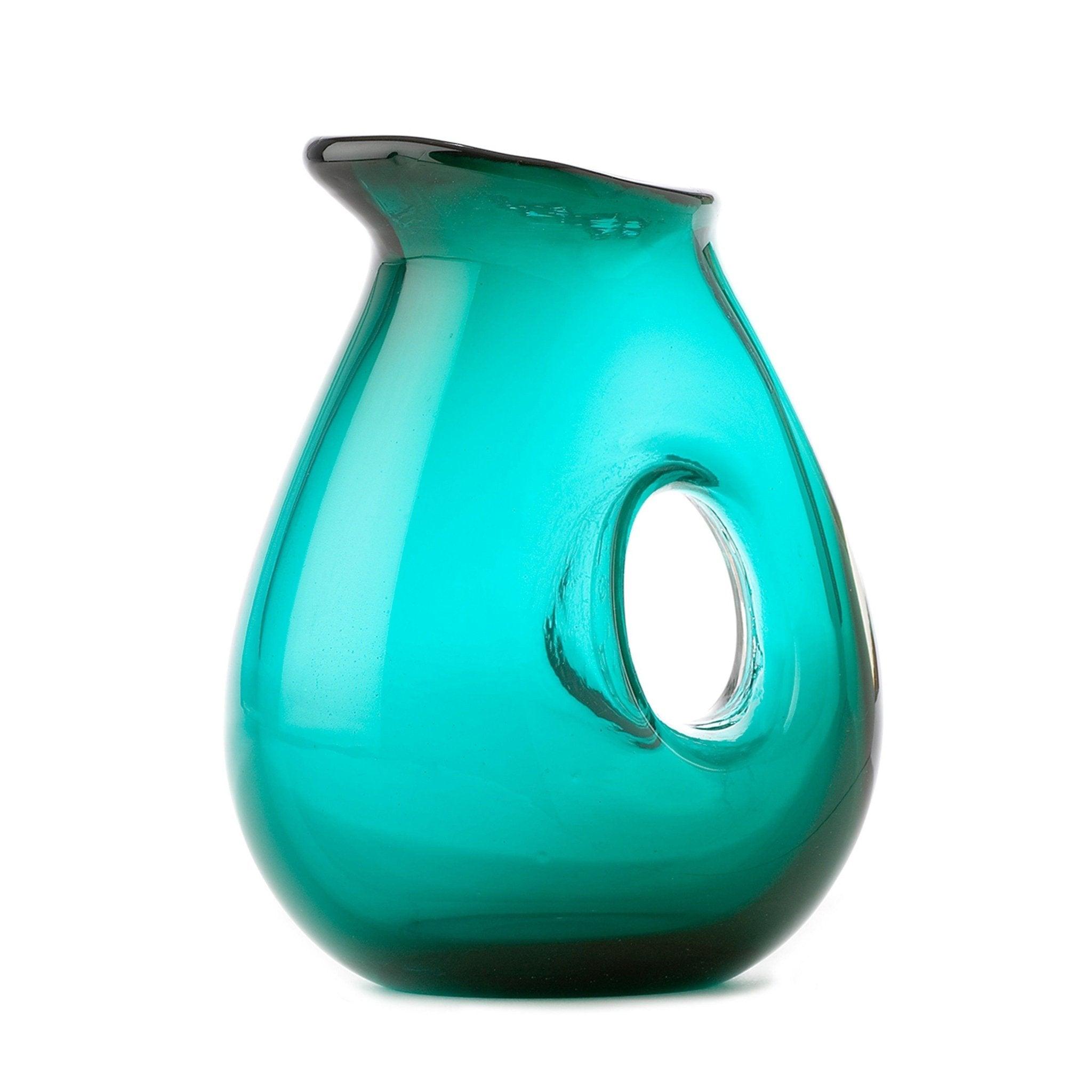 Dzbanek JUG WITH HOLE turkusowy Pols Potten    Eye on Design