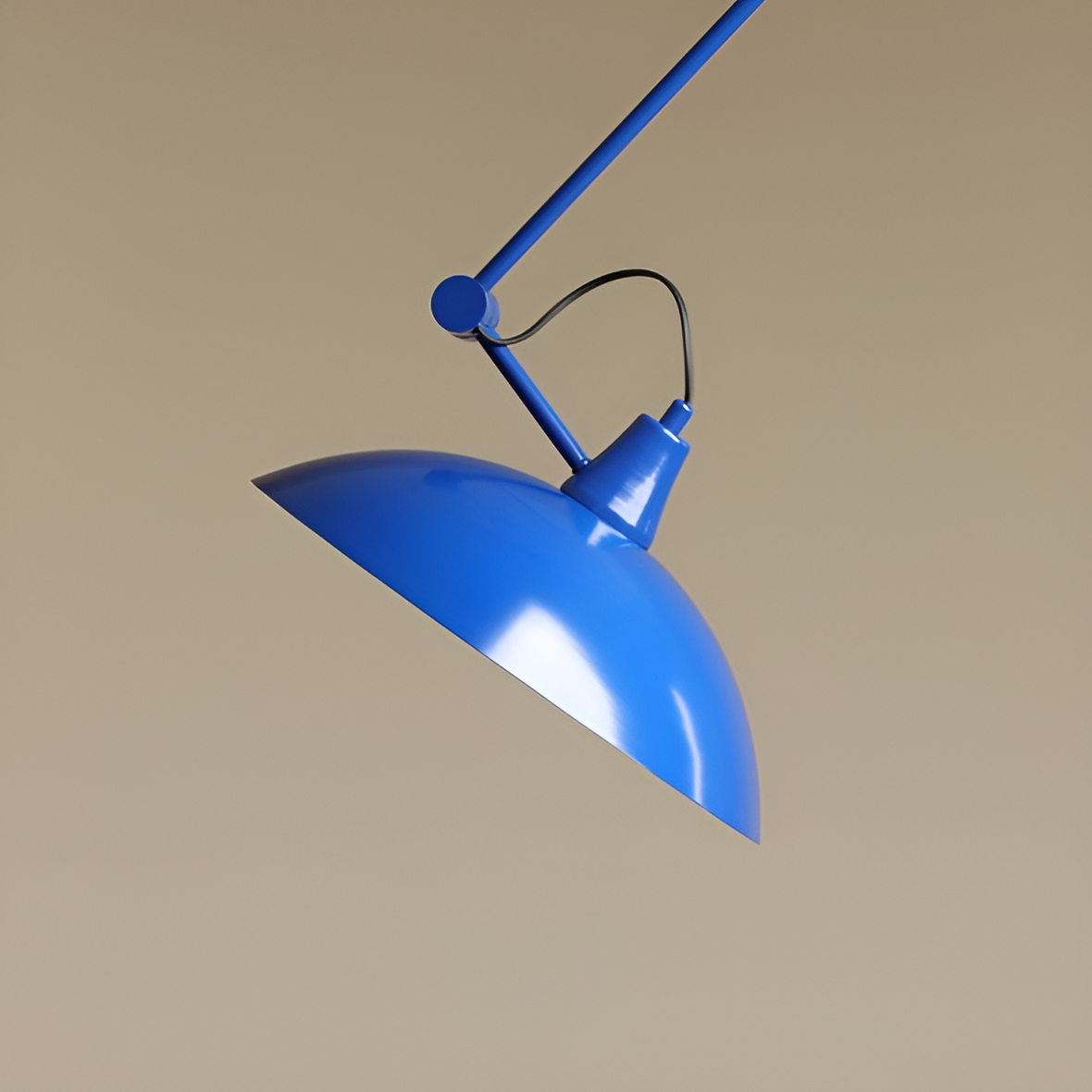 Verstelbare plafondlamp MELOS blauw