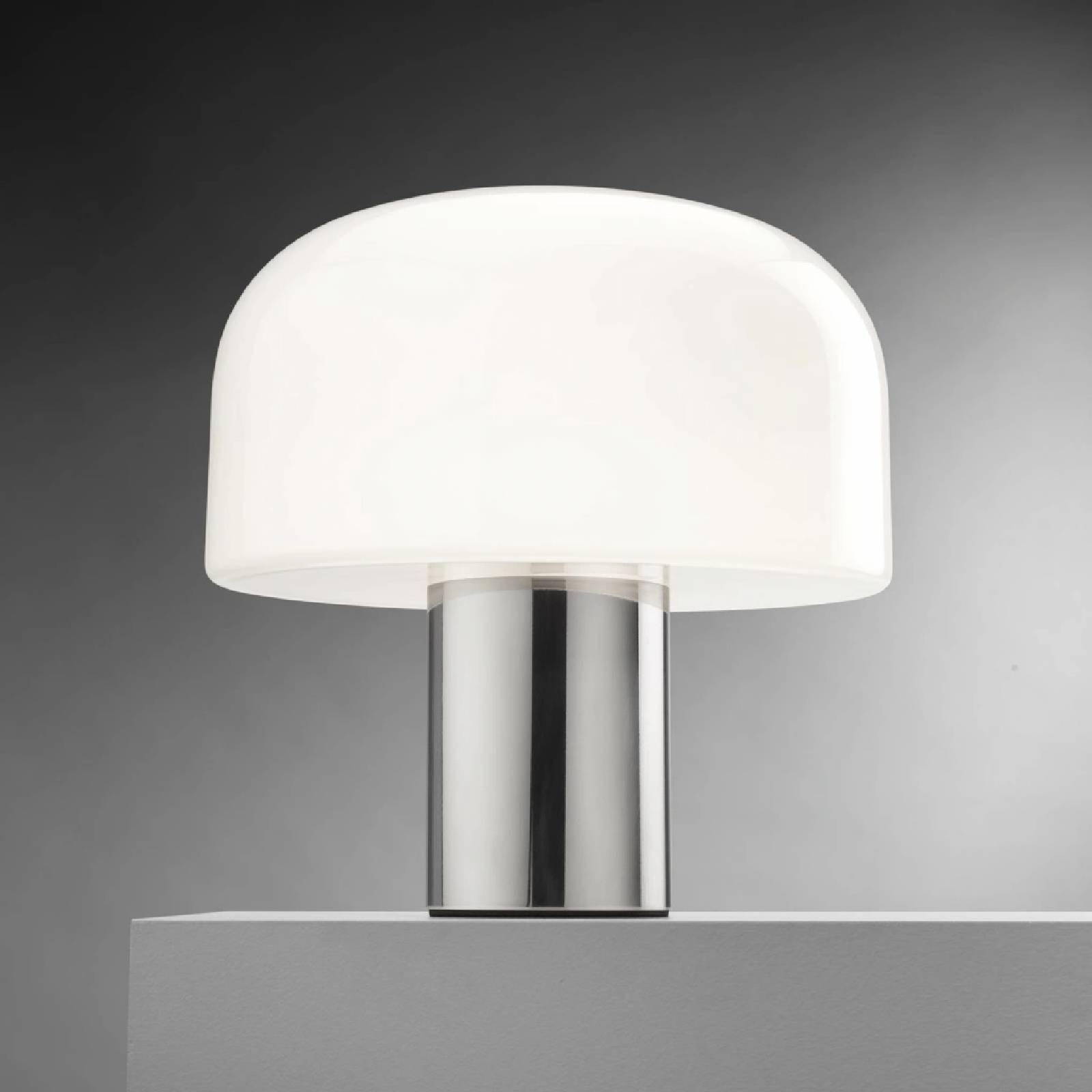 BELLHOP T Silver Table Lamp