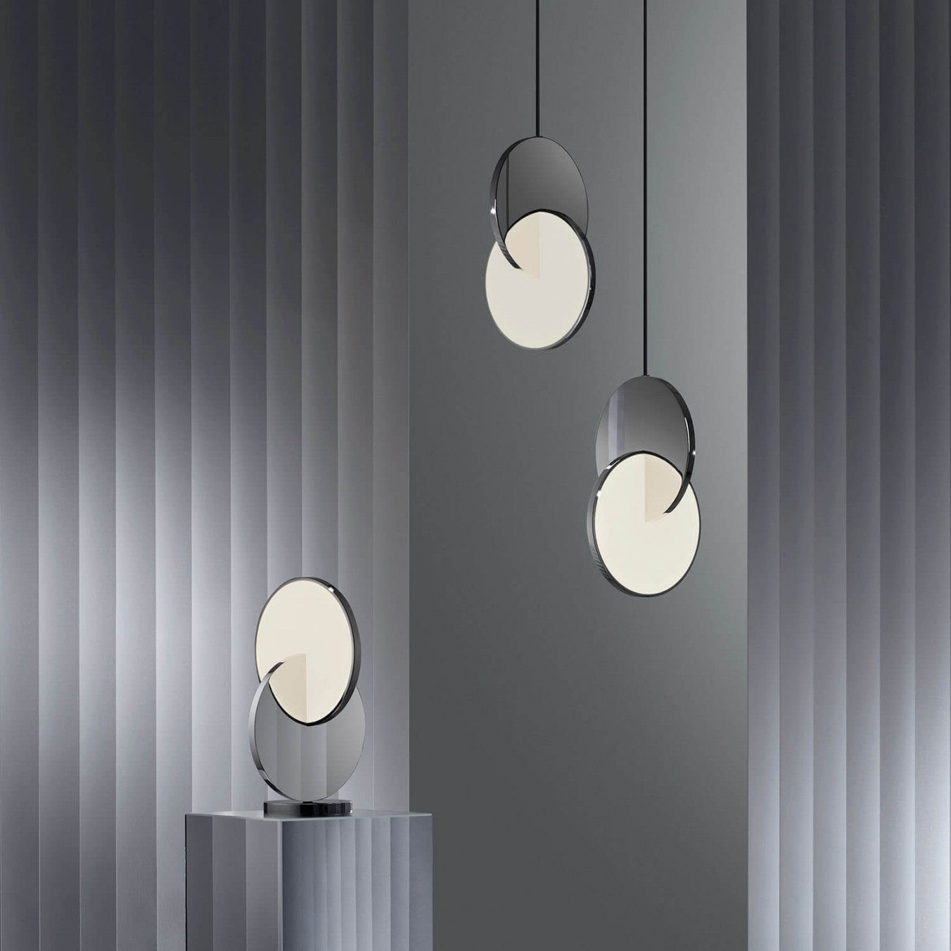 Gecromde tafellamp ECLIPSE
