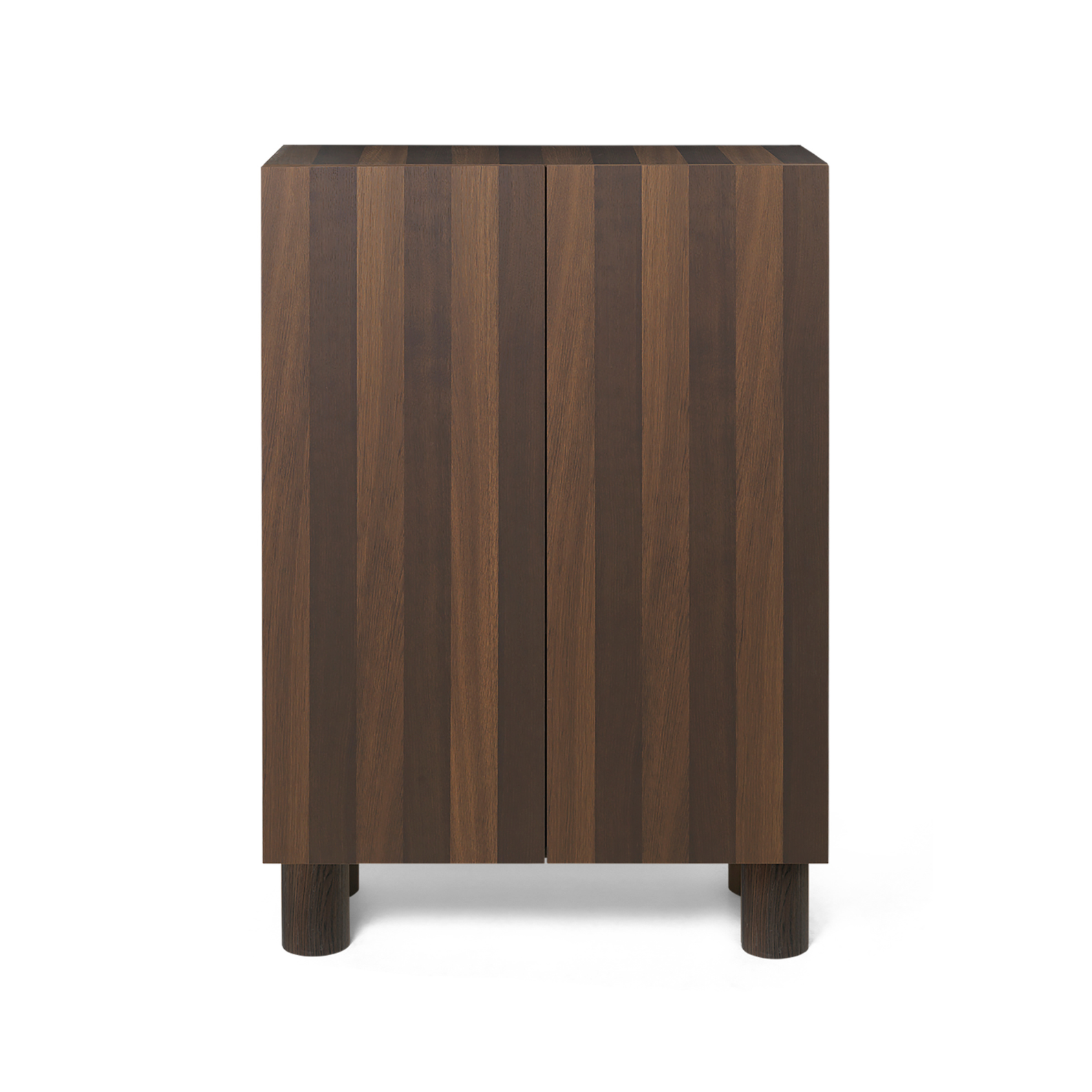 Postschrank dunkelbrauner Eichenfurnier