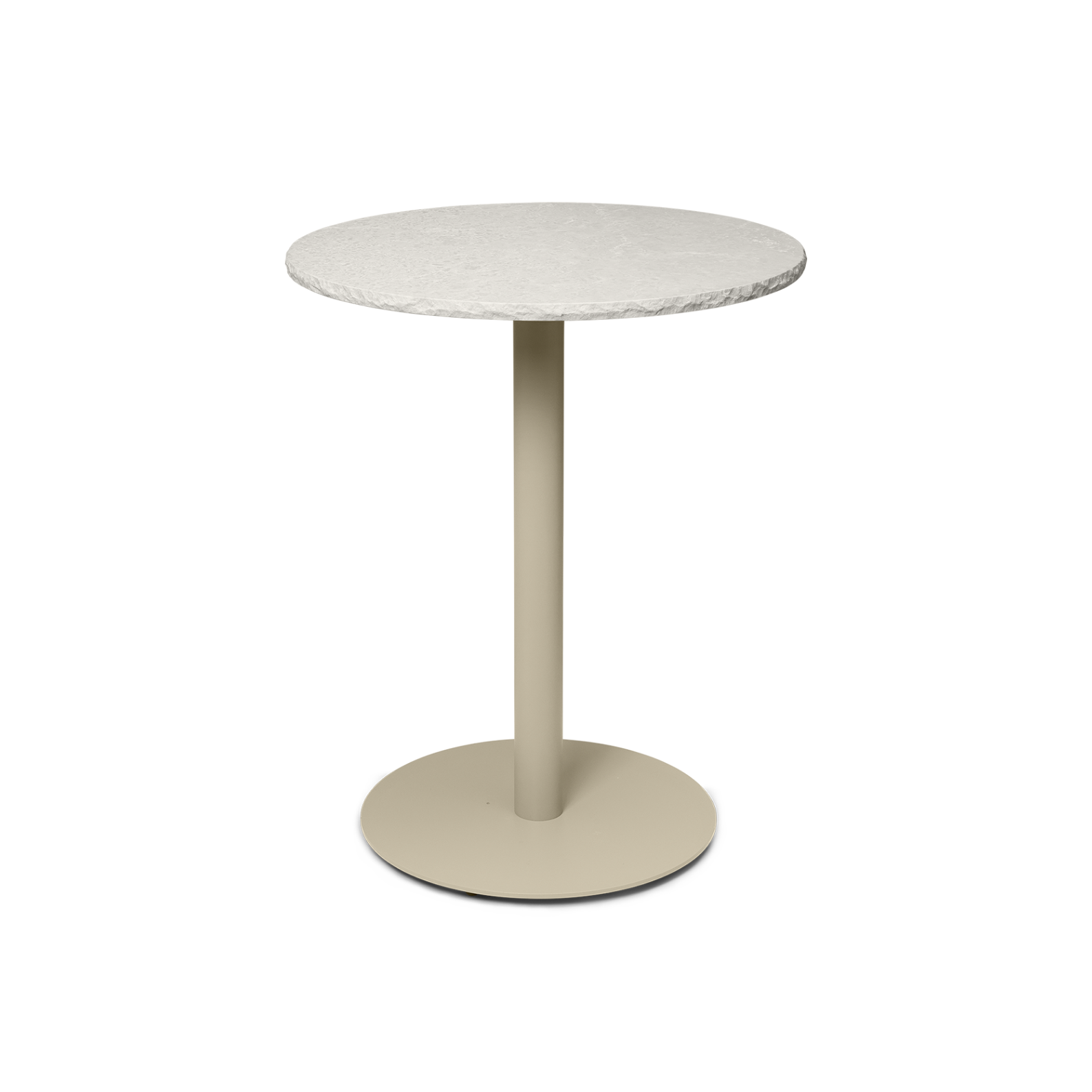 Ronde tafel MINERAL beige voet