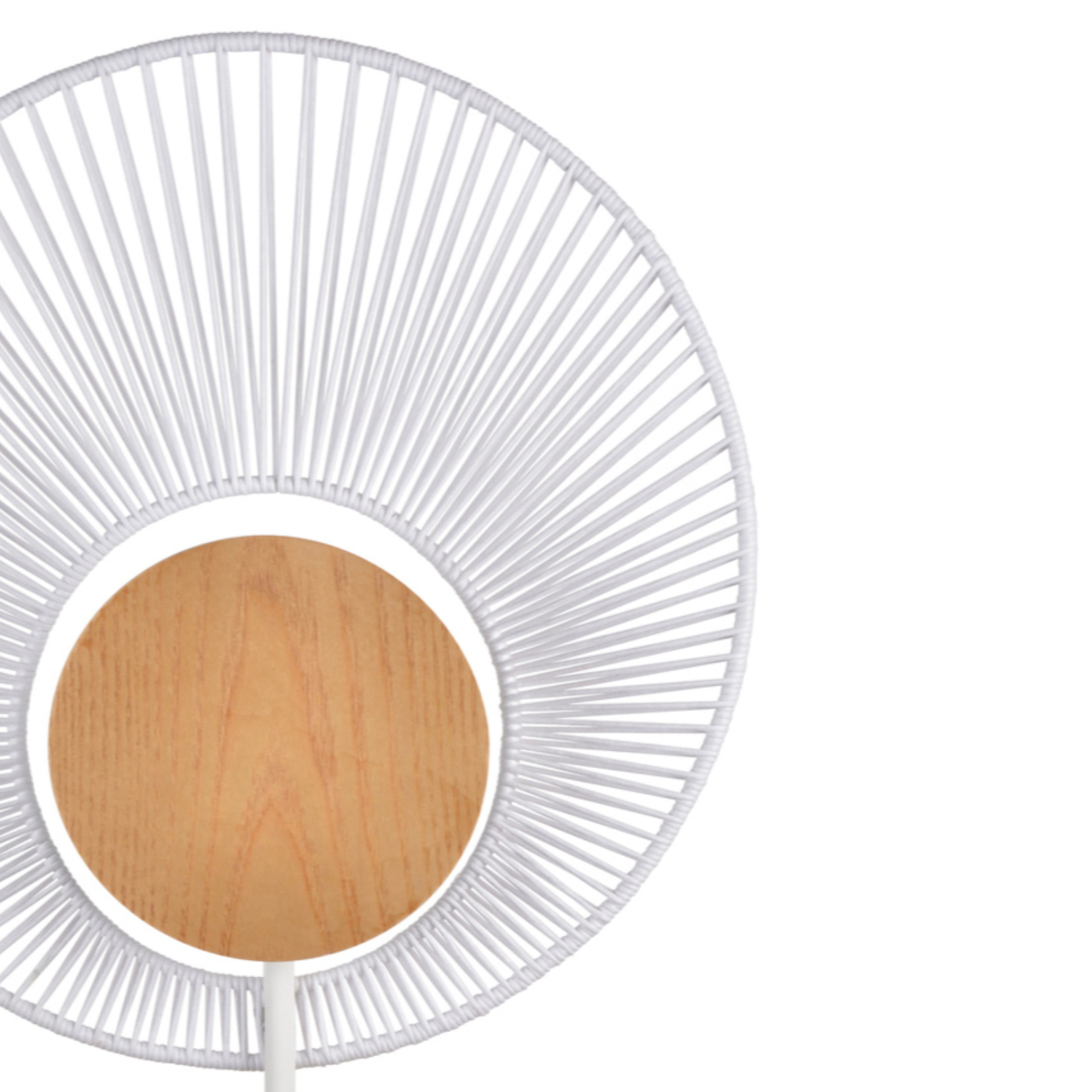 Oyster white table lamp