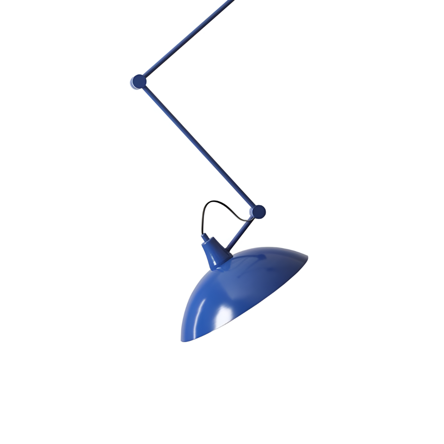 Verstelbare plafondlamp MELOS blauw