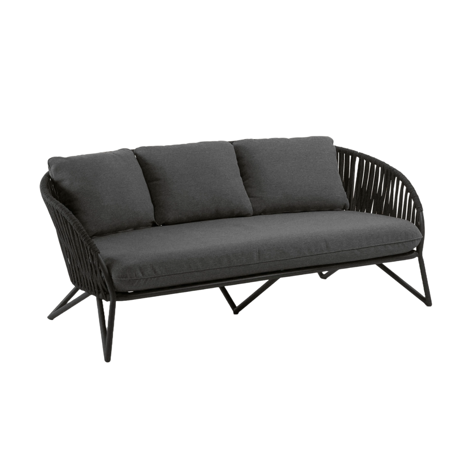 Gartensofa BRANZIE schwarz 