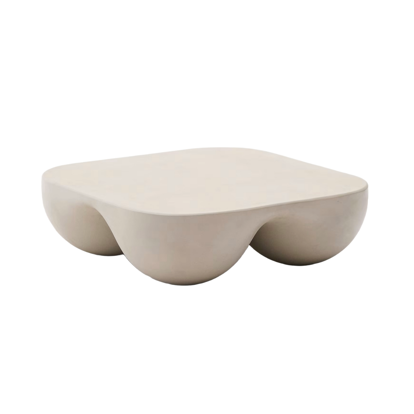 Kaffeetisch COLBA beige Polystone