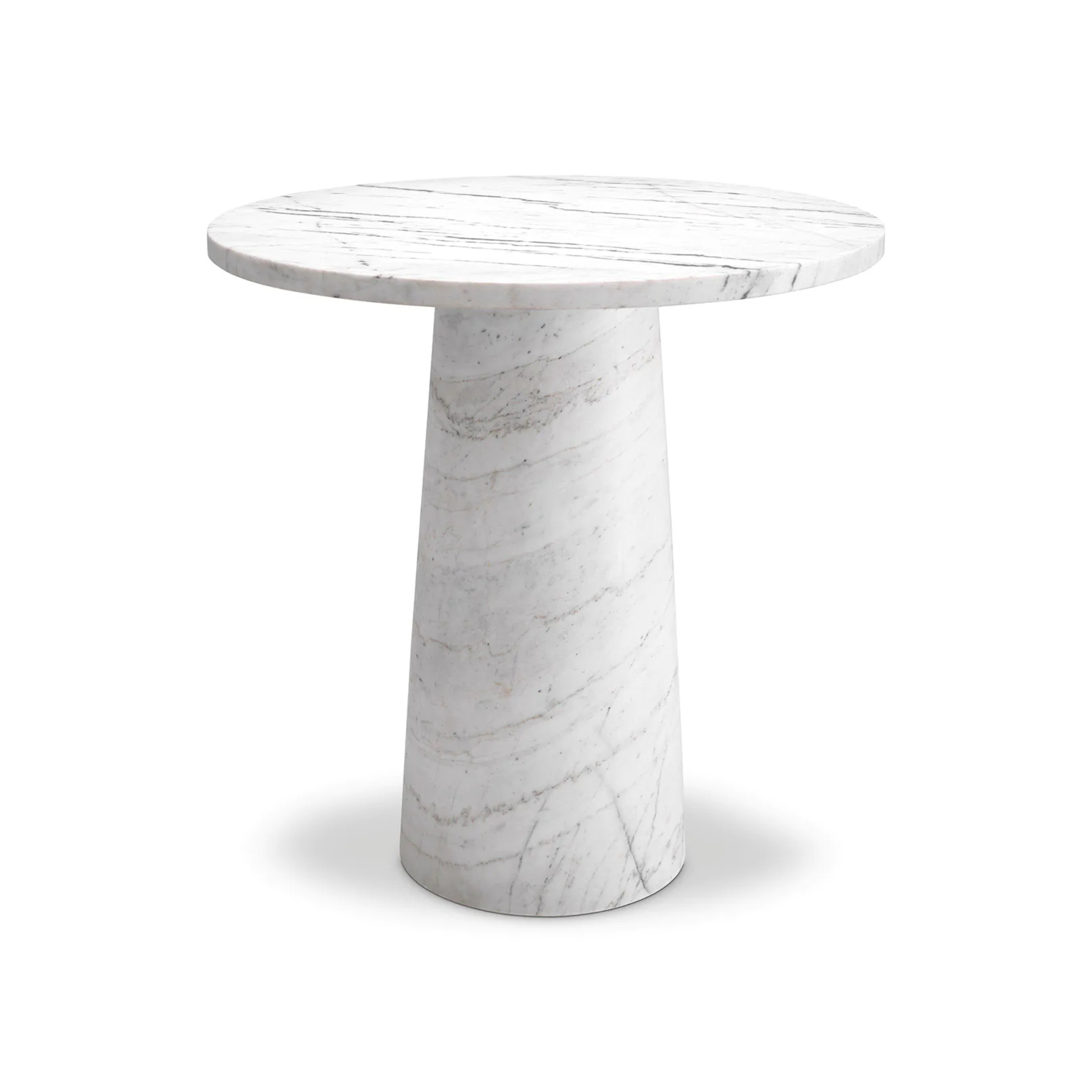 TERRY Side Table White Marble