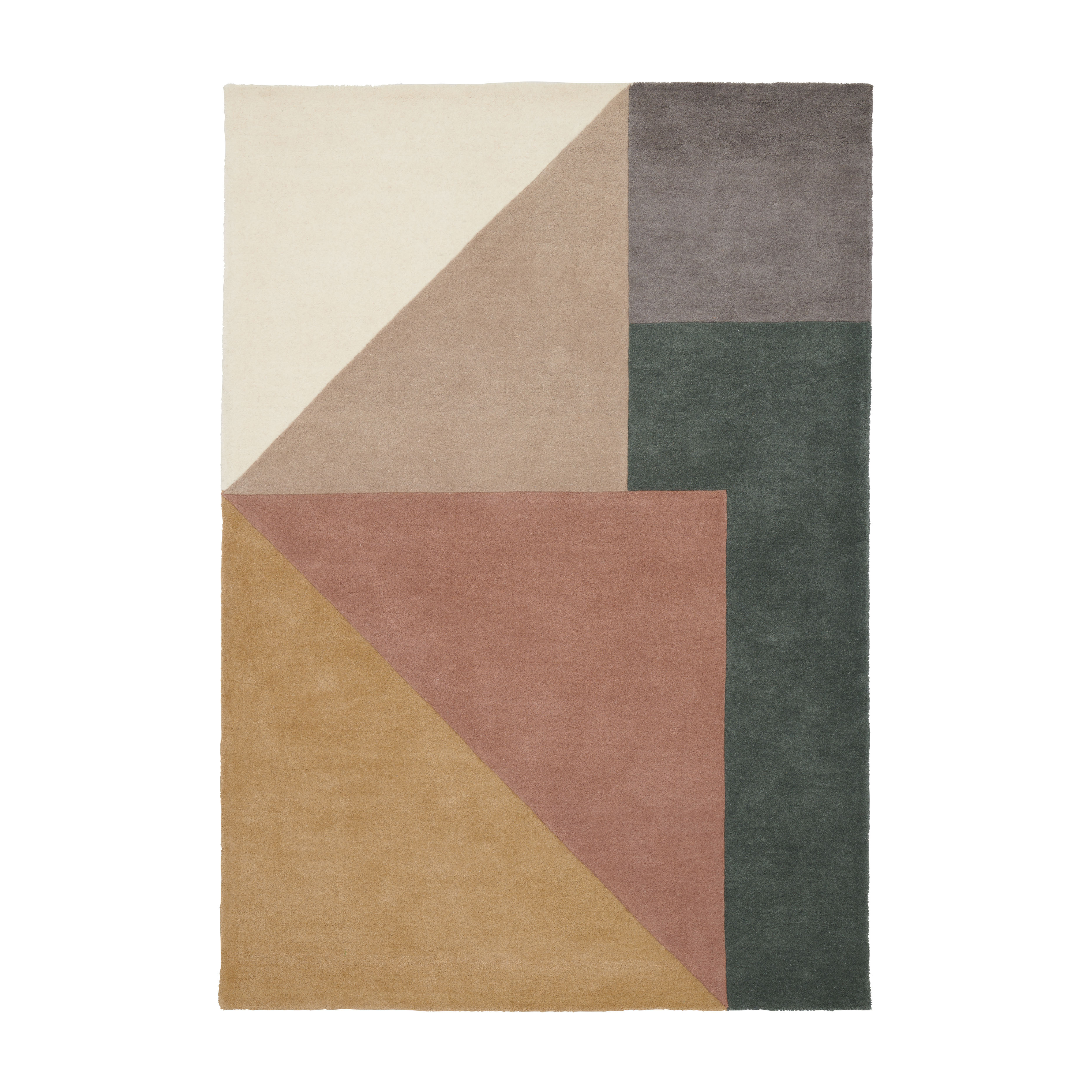 ARGUTO Rug - Pink with Beige