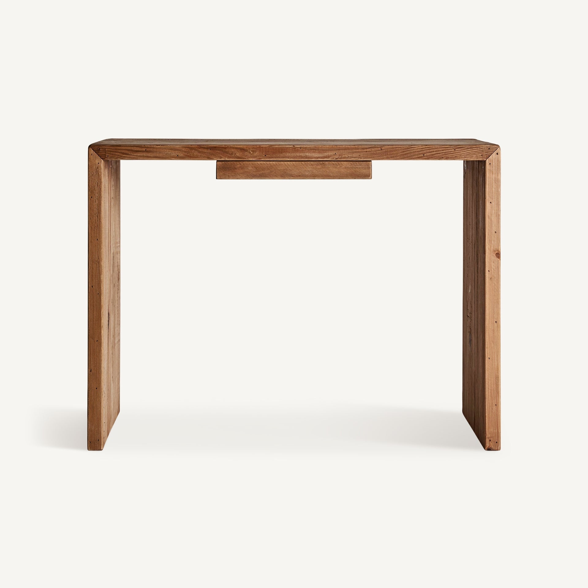 Bureau op eenvoudige basis CRISSEY gerecycled grenenhout