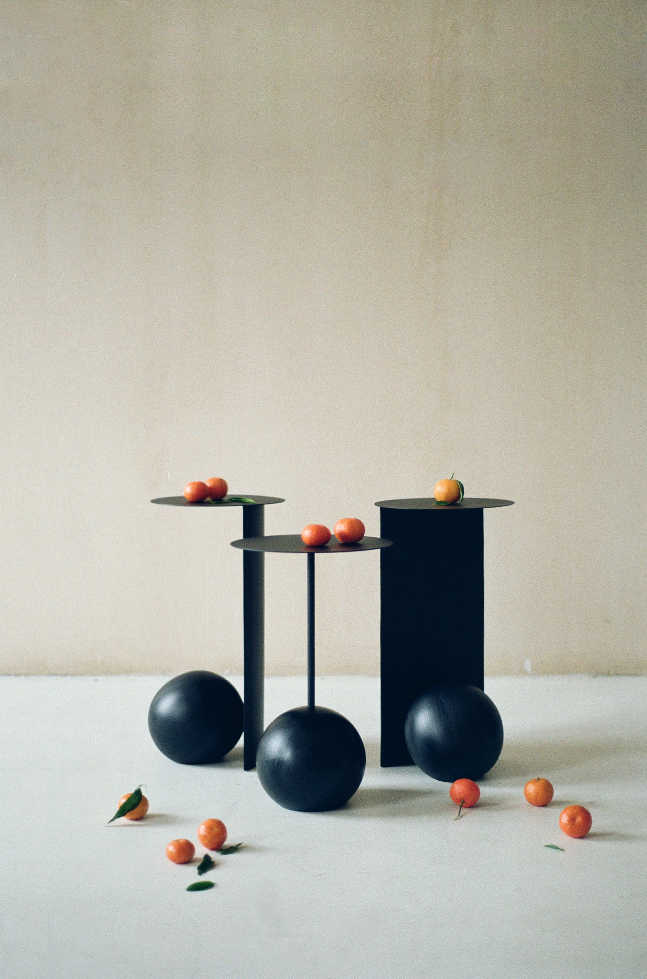 Zijtafel SION staal en hout