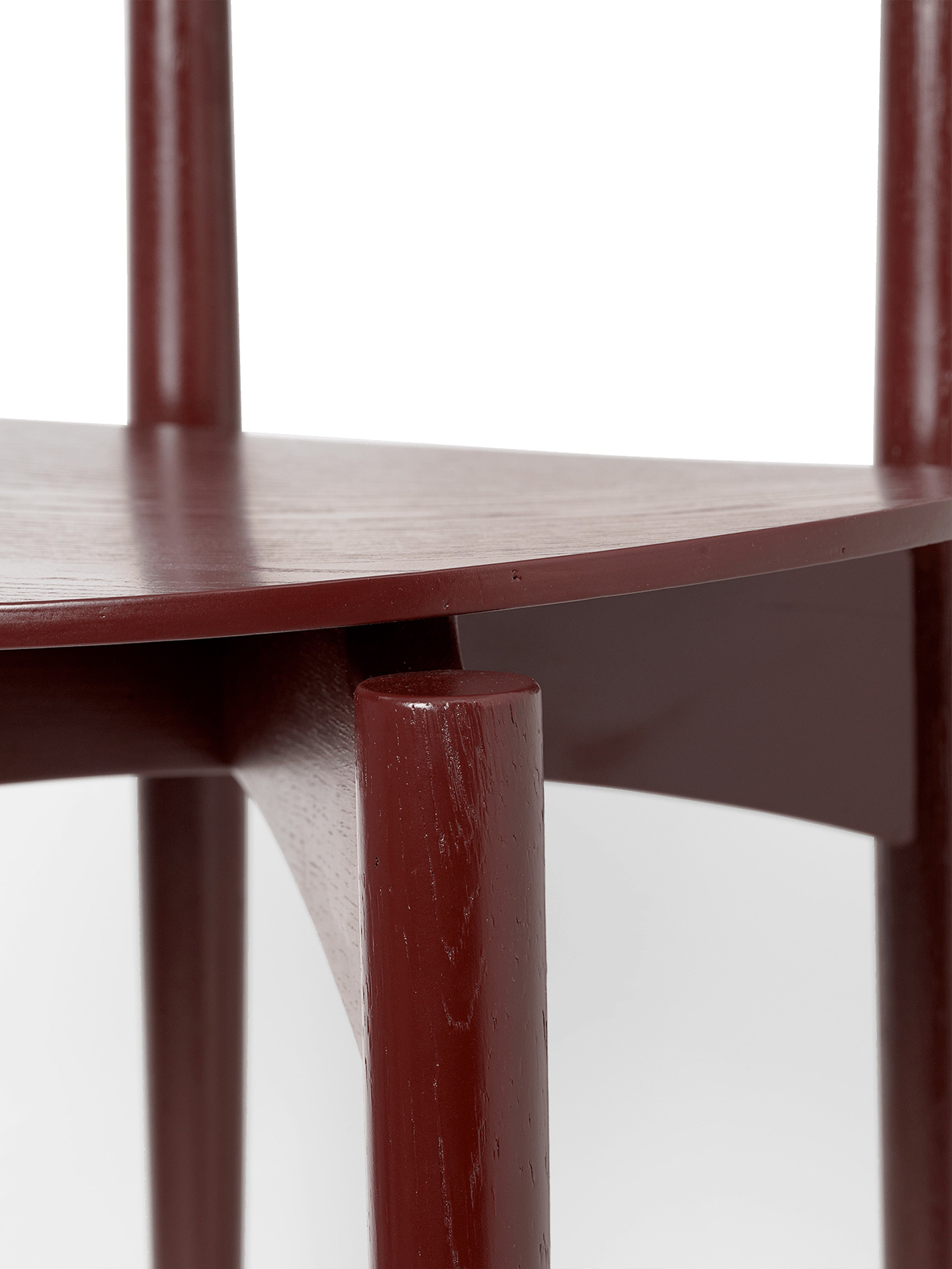 Krzesło HERMAN WOOD czerwony buk do jadalni – ferm LIVING