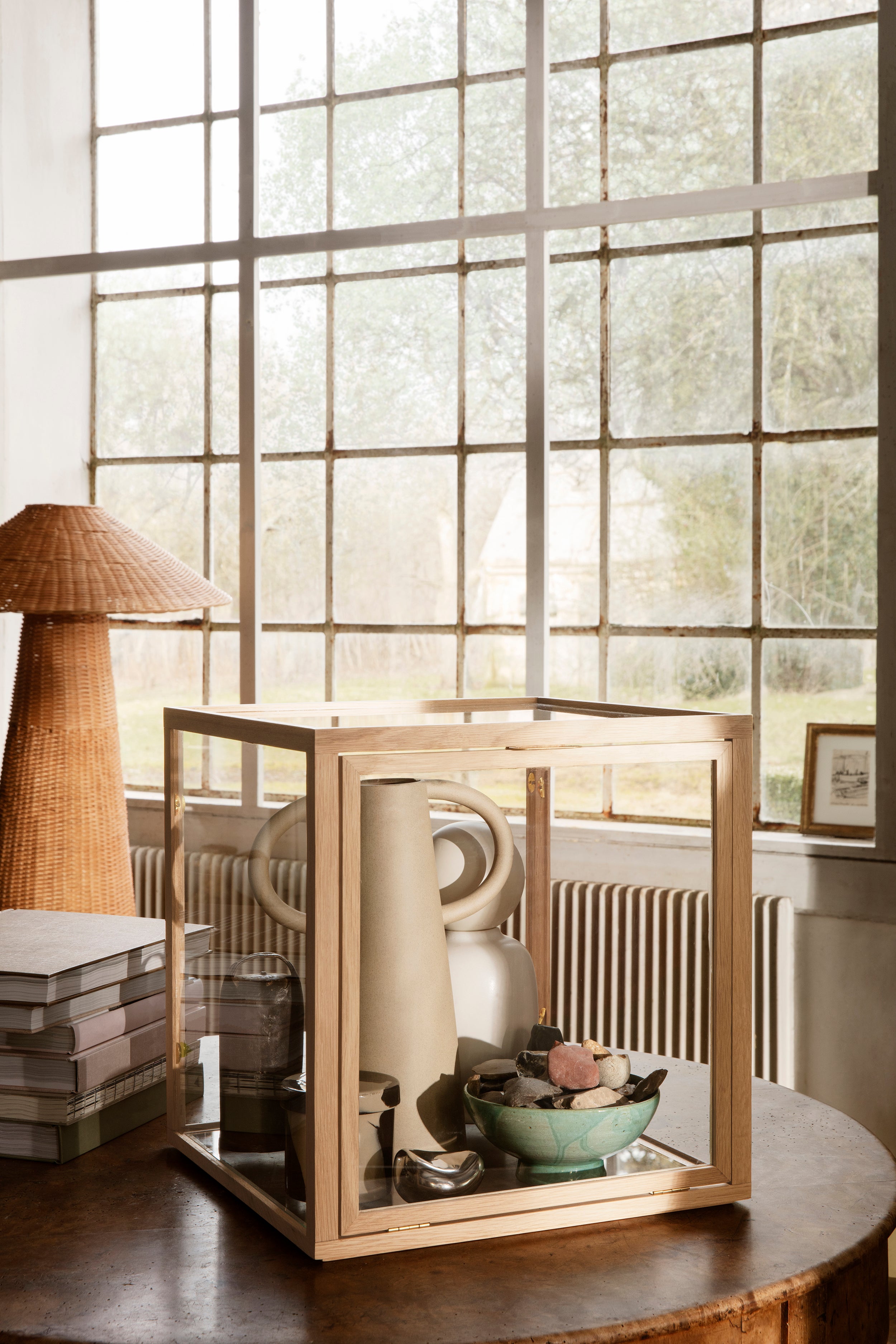Lampa podłogowa DOU rattan – ferm LIVING
