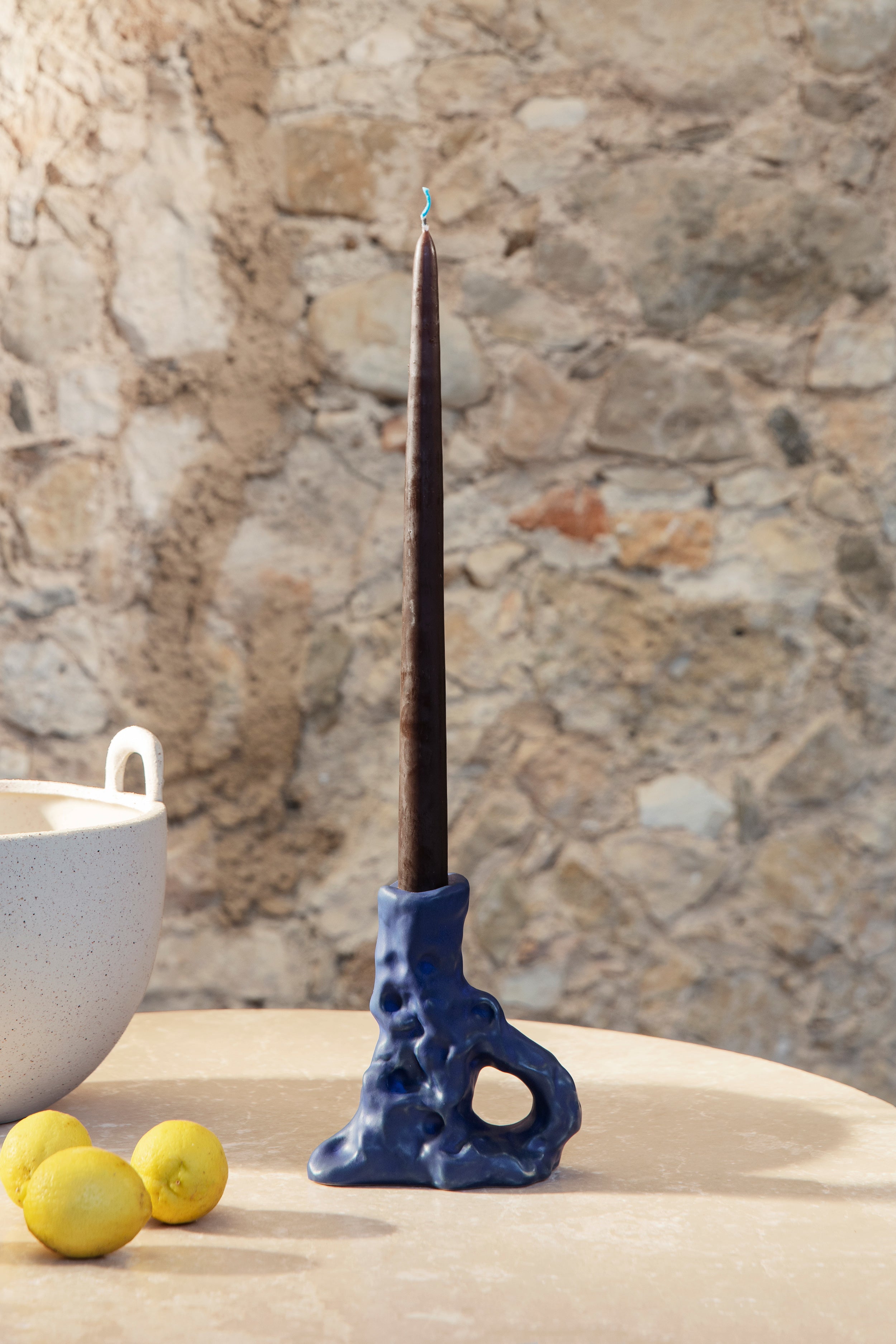 Kaarsenhouder DITO blauw