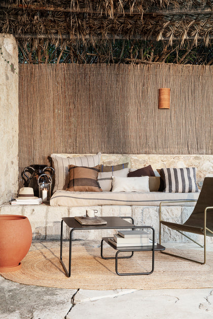 Wandlamp DOU riet