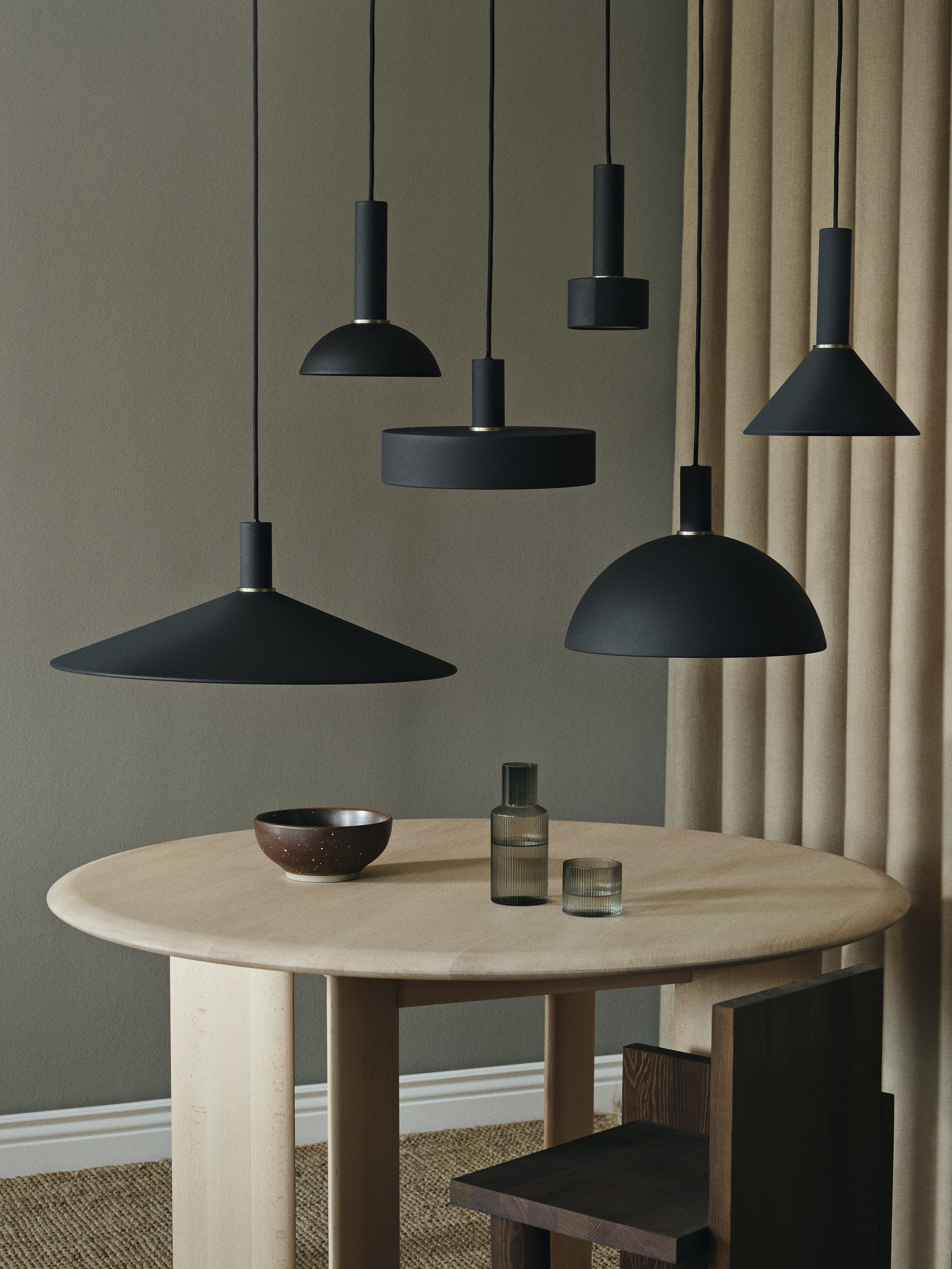 Lampenkap COLLECT DOME zwart