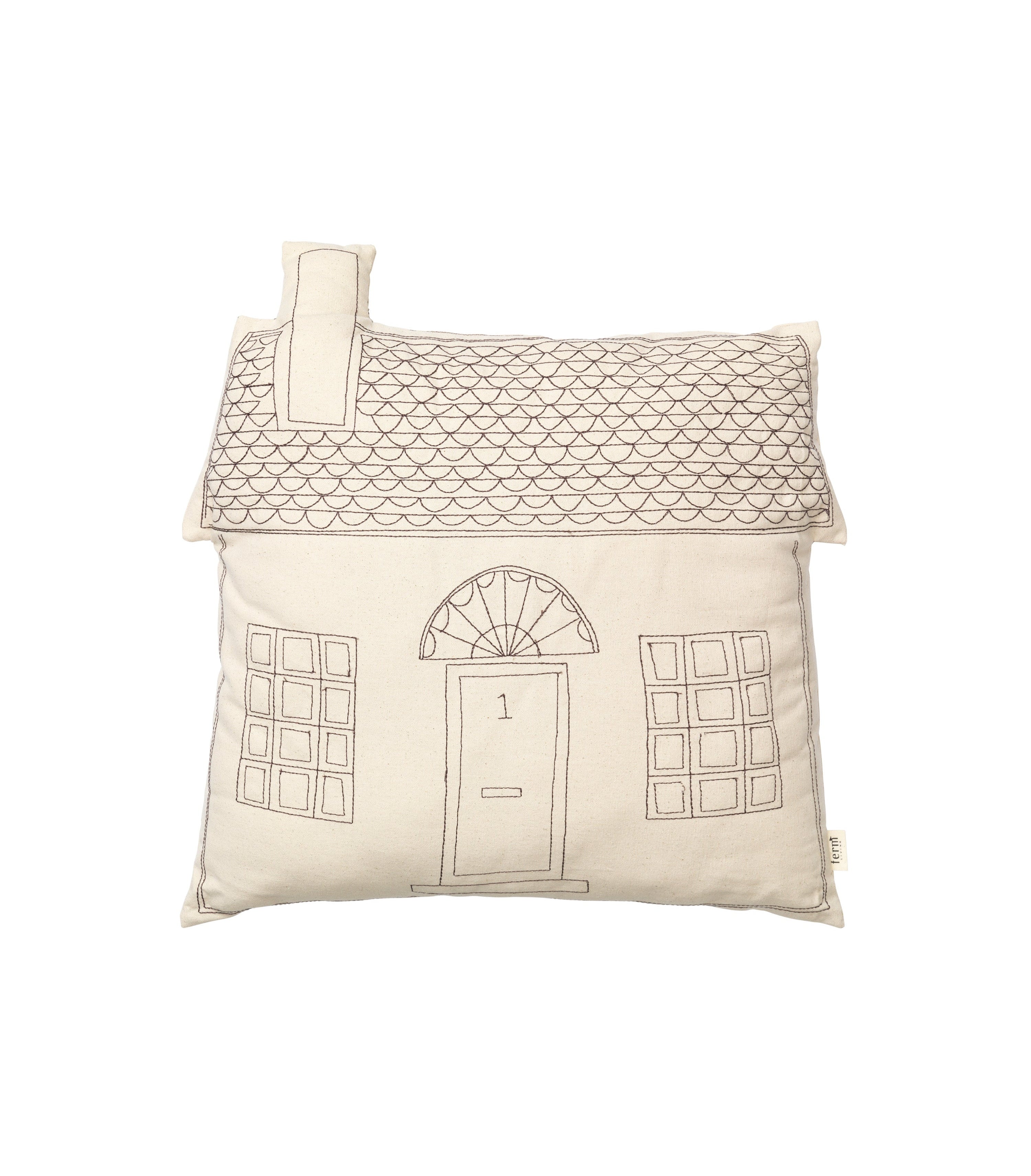 Decoratieve kussen ABODE COTTAGE HOUSE gebroken wit