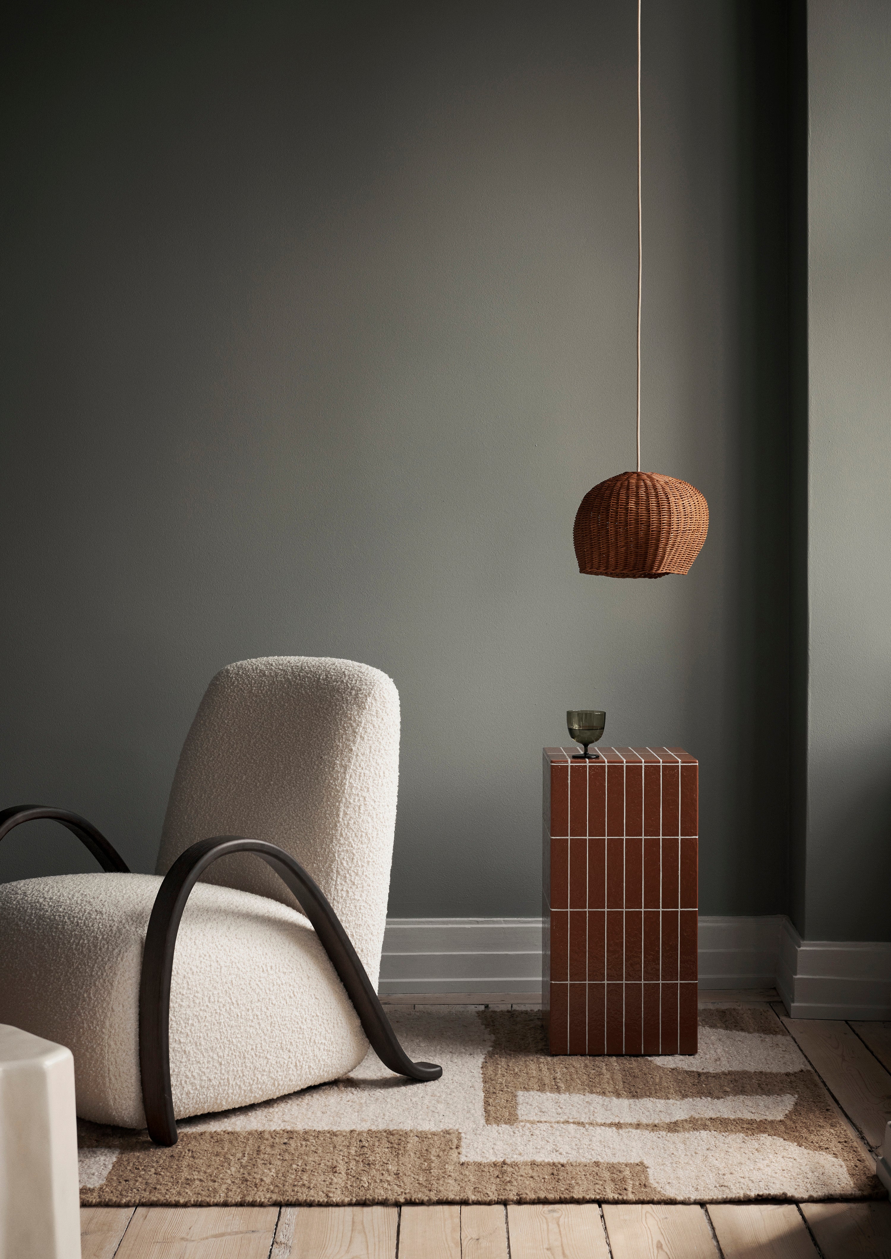 Dywan PIECE toffee do salonu – ferm LIVING