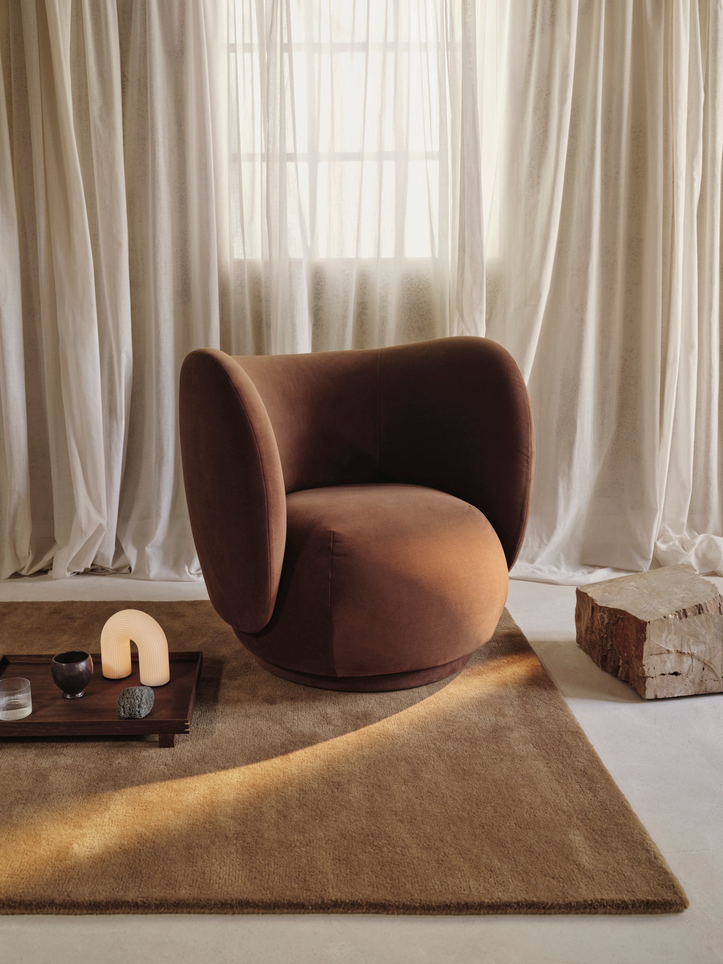Rico Lounge Sand Brushed armchair