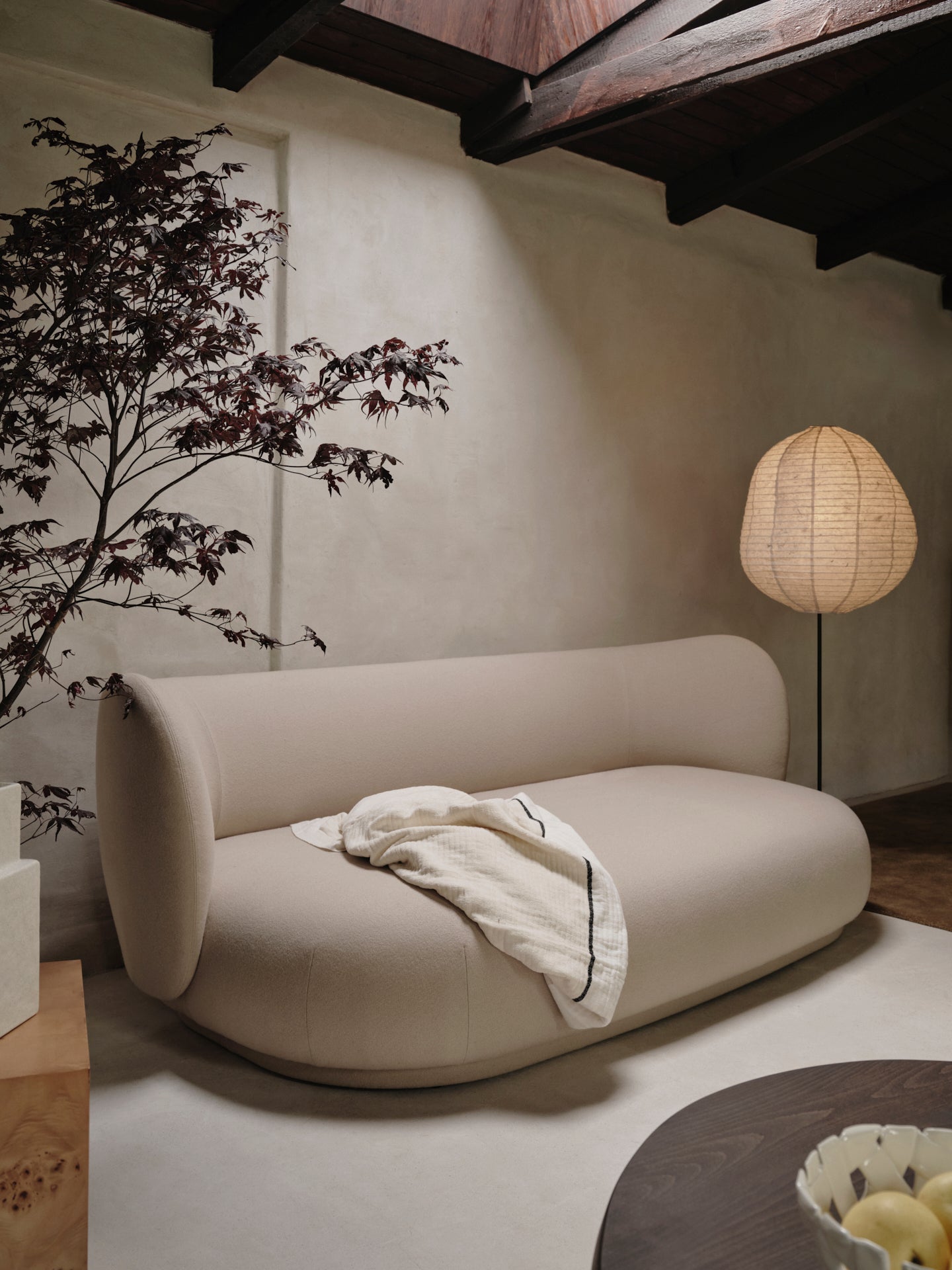 Sofa RICO LOUNGE Tonus crèmekleurig