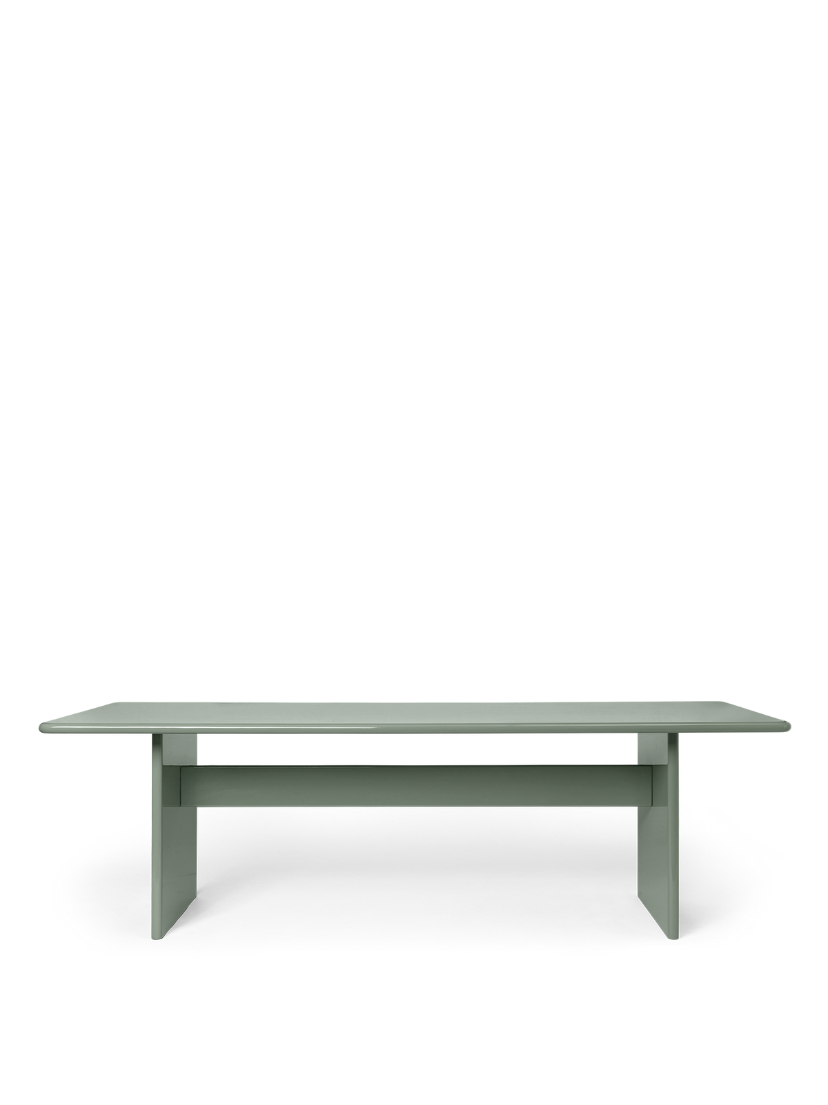Stół RINK zielony do jadalni – styl minimalistyczny
