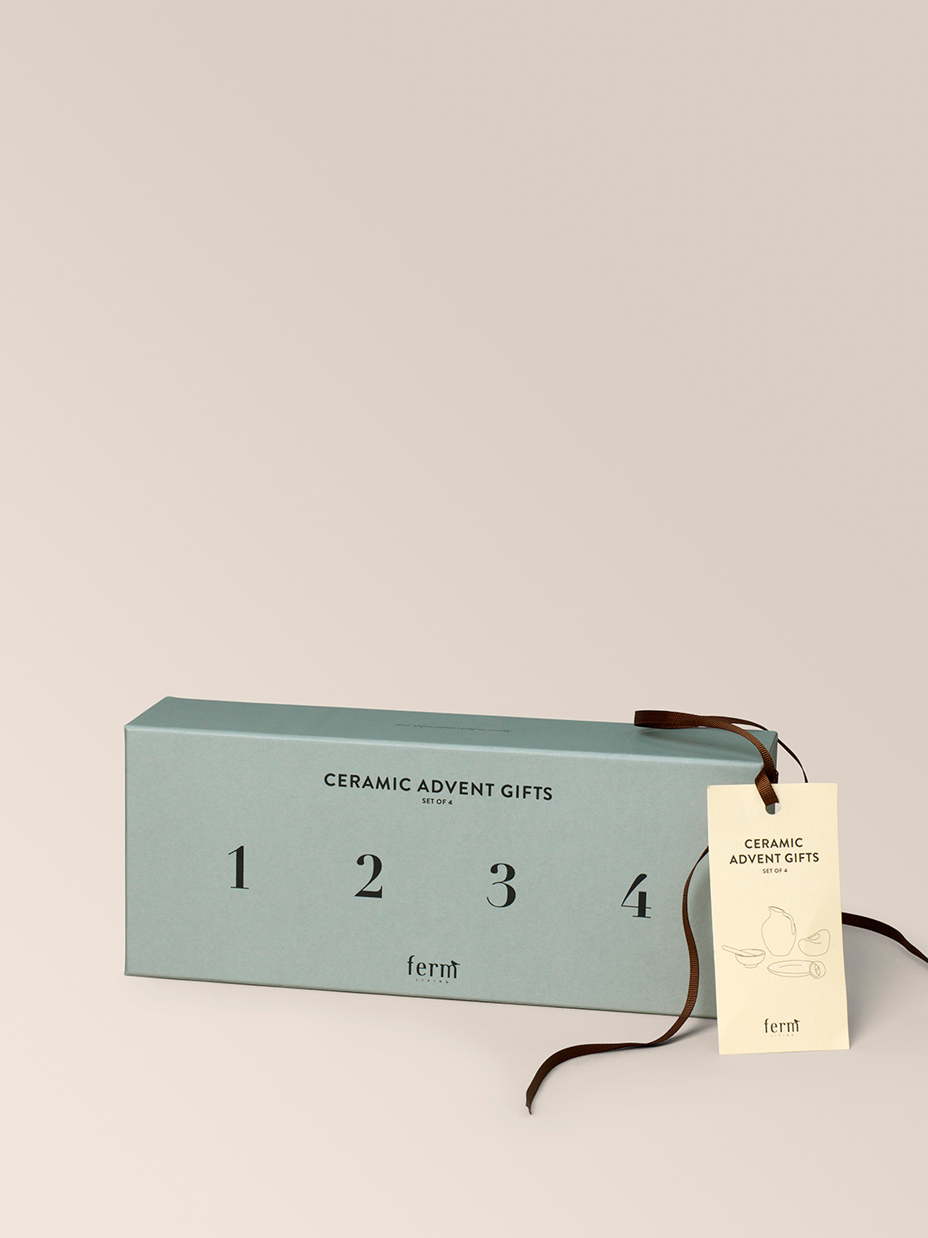Advent accessoires set ADVENT GIFTS keramiek