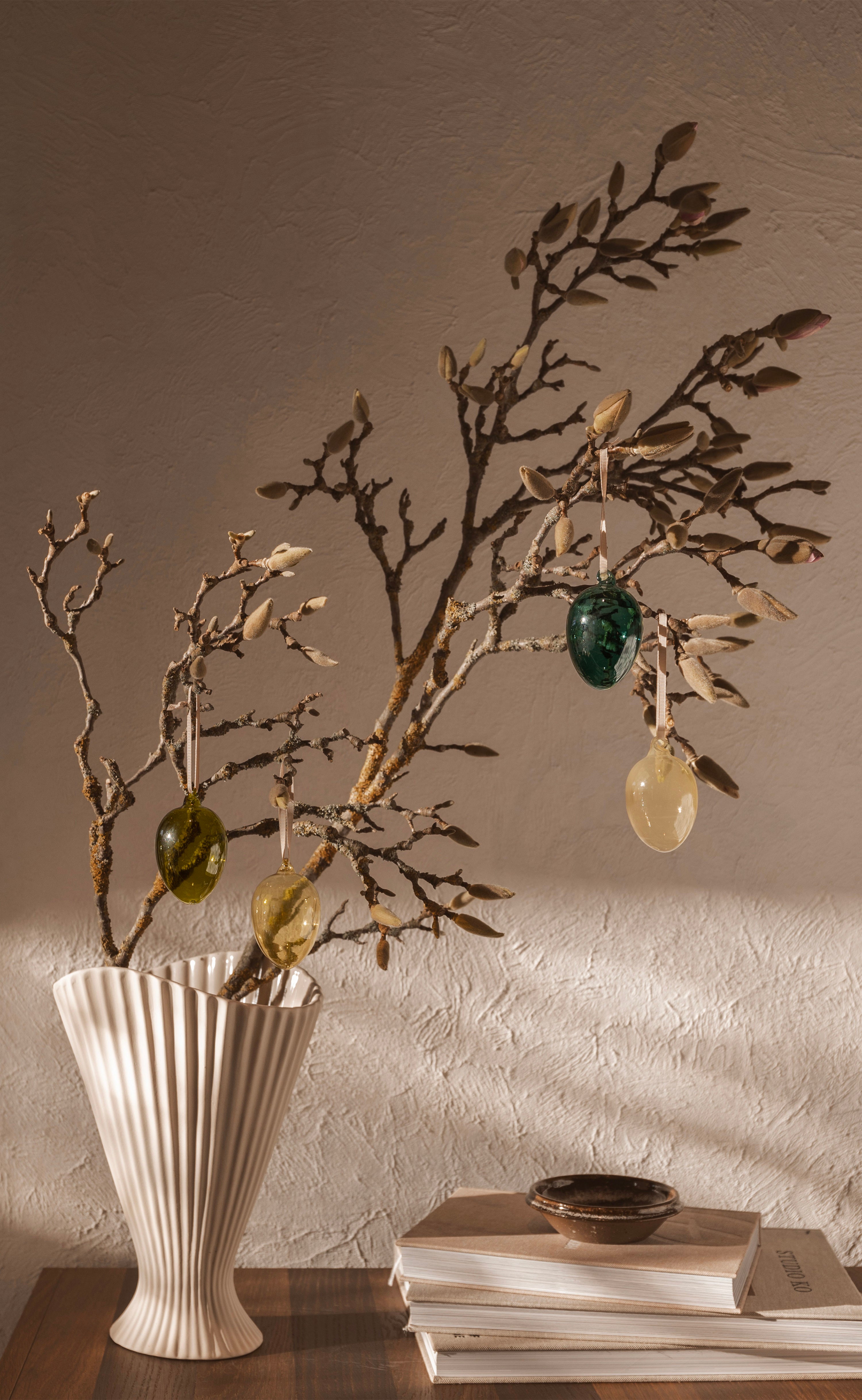 Wazon FOUNTAIN złamana biel – ceramika, ferm LIVING