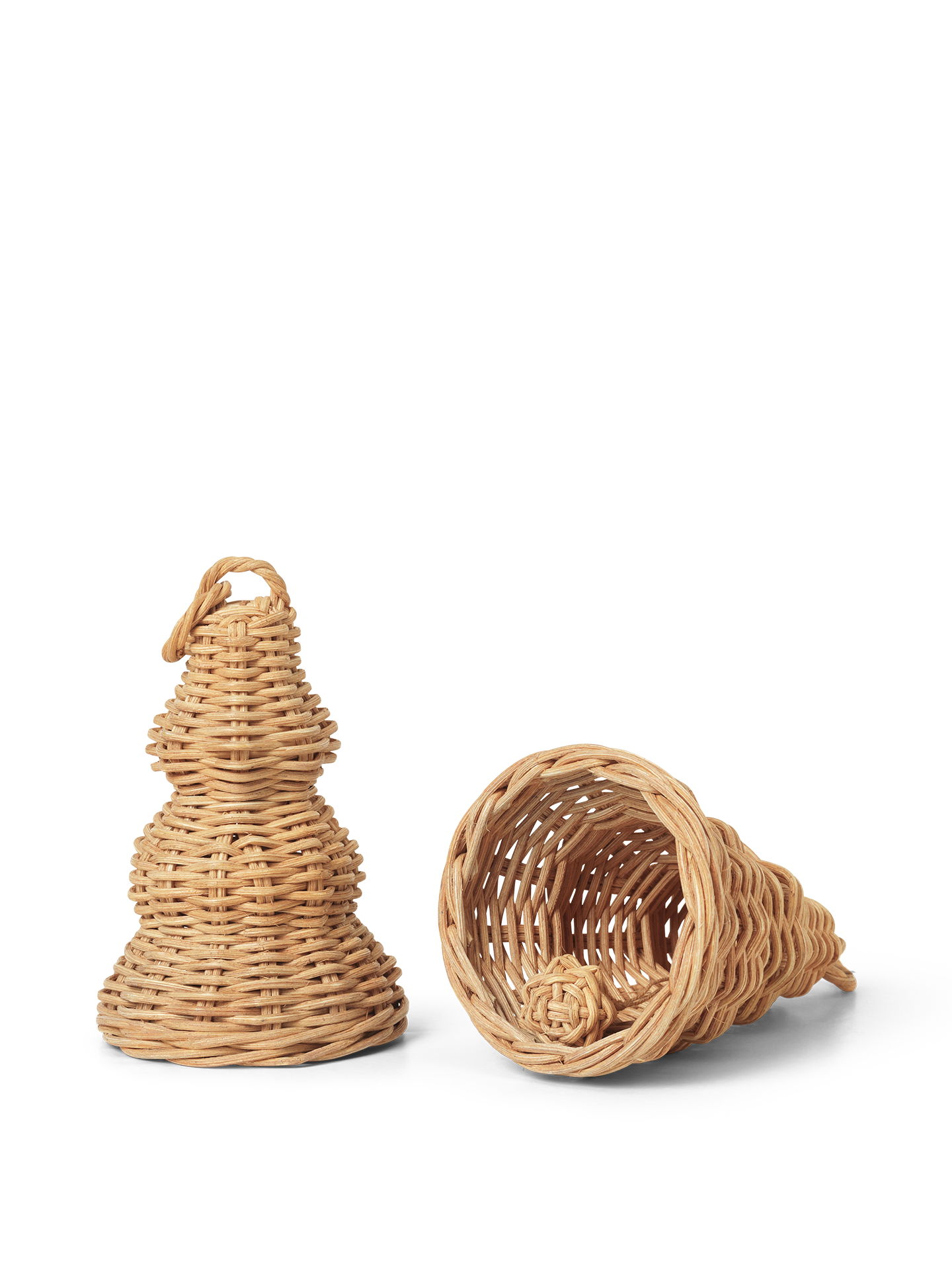 Set van BELL BRAIDED gevlochten rietballen