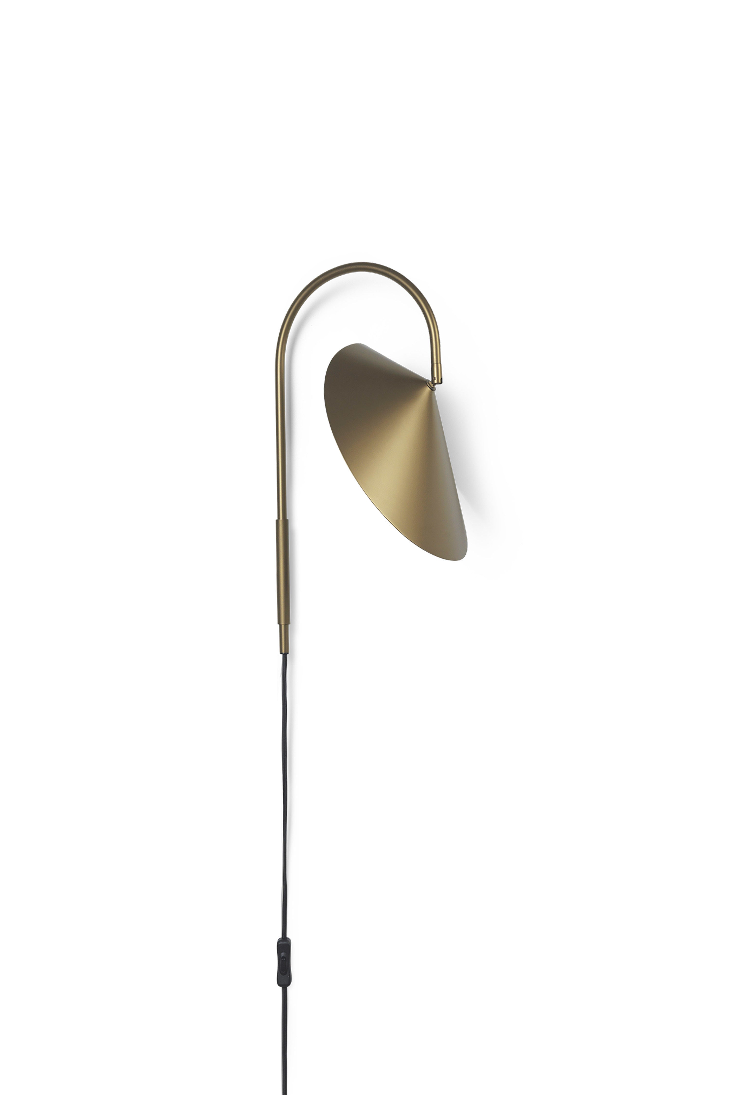Lampa ścienna ARUM brąz z obrotową podstawą