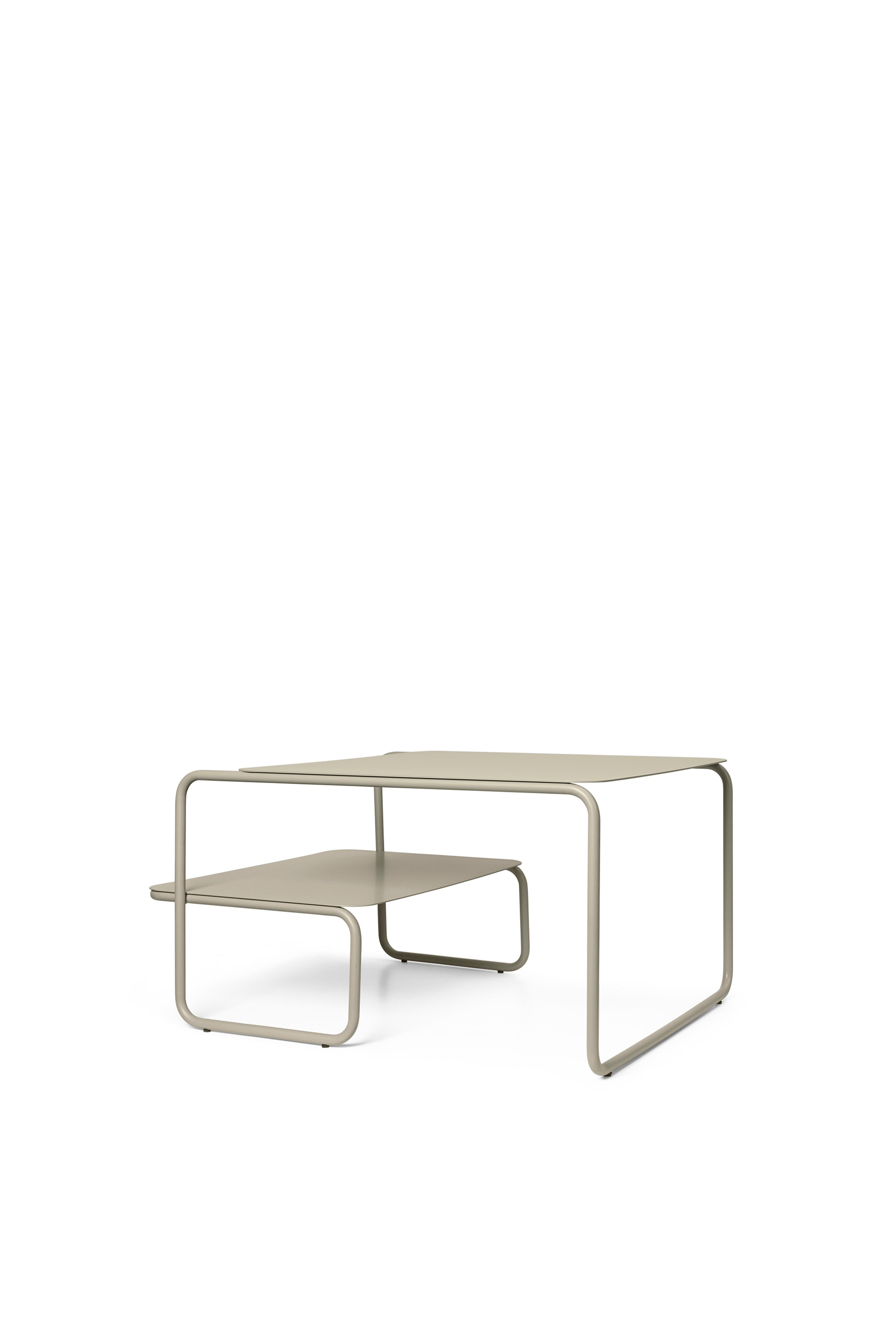 Stolik kawowy LEVEL beżowy – styl minimalistyczny