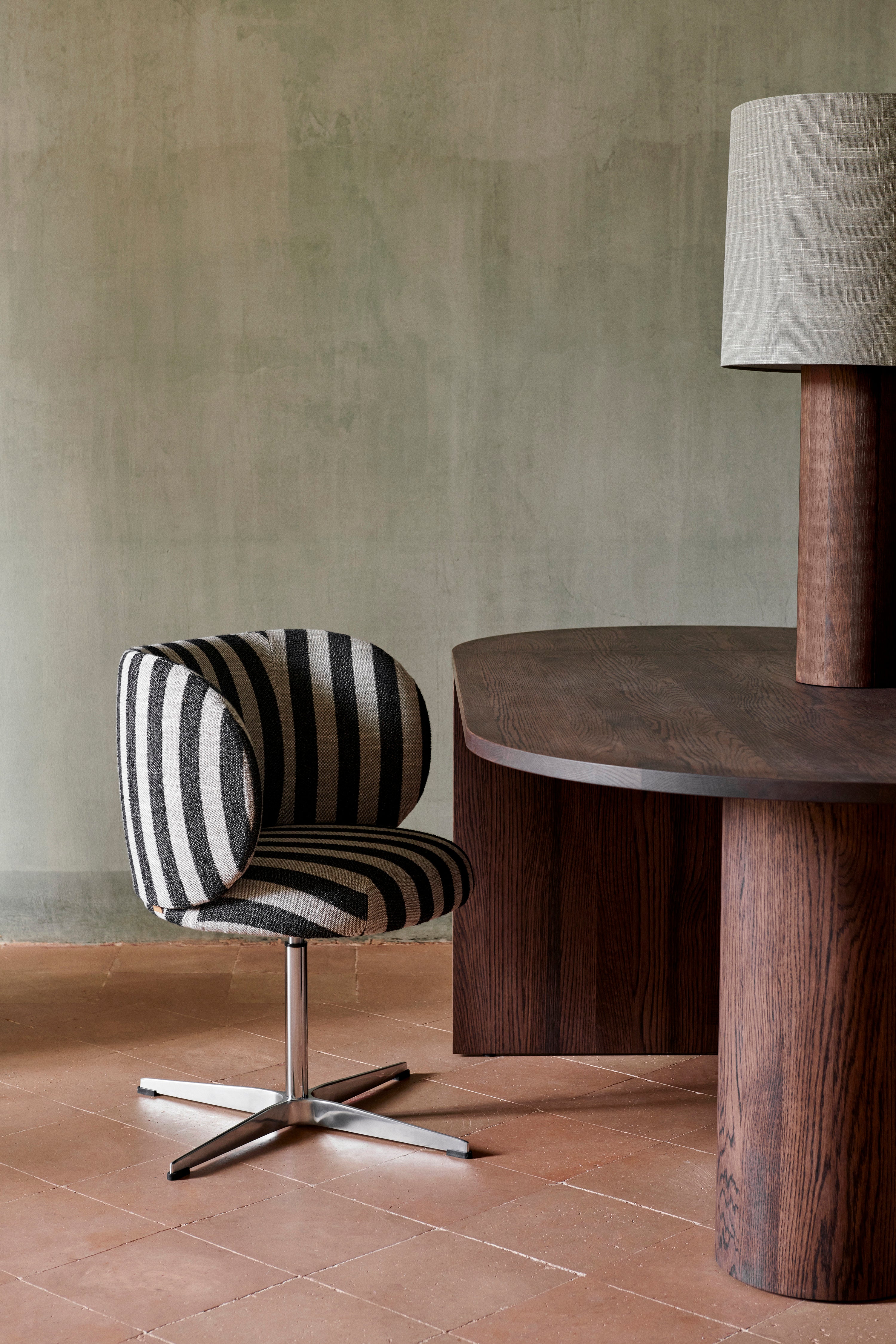 Bureau stoel RICO SWIVEL Louisiana zandkleurig met gebroken wit