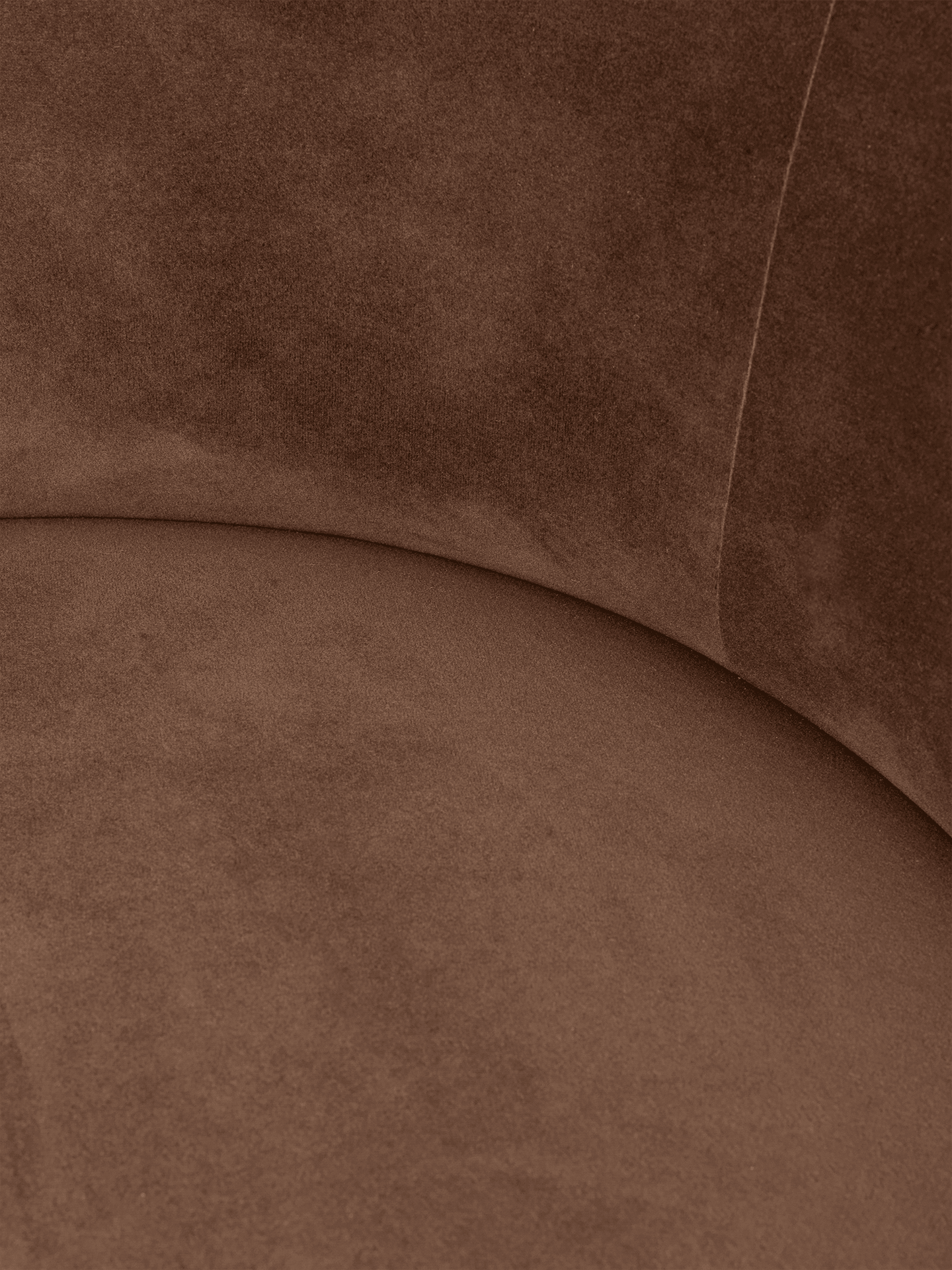 Fauteuil RICO LOUNGE Rijke Velours bruin