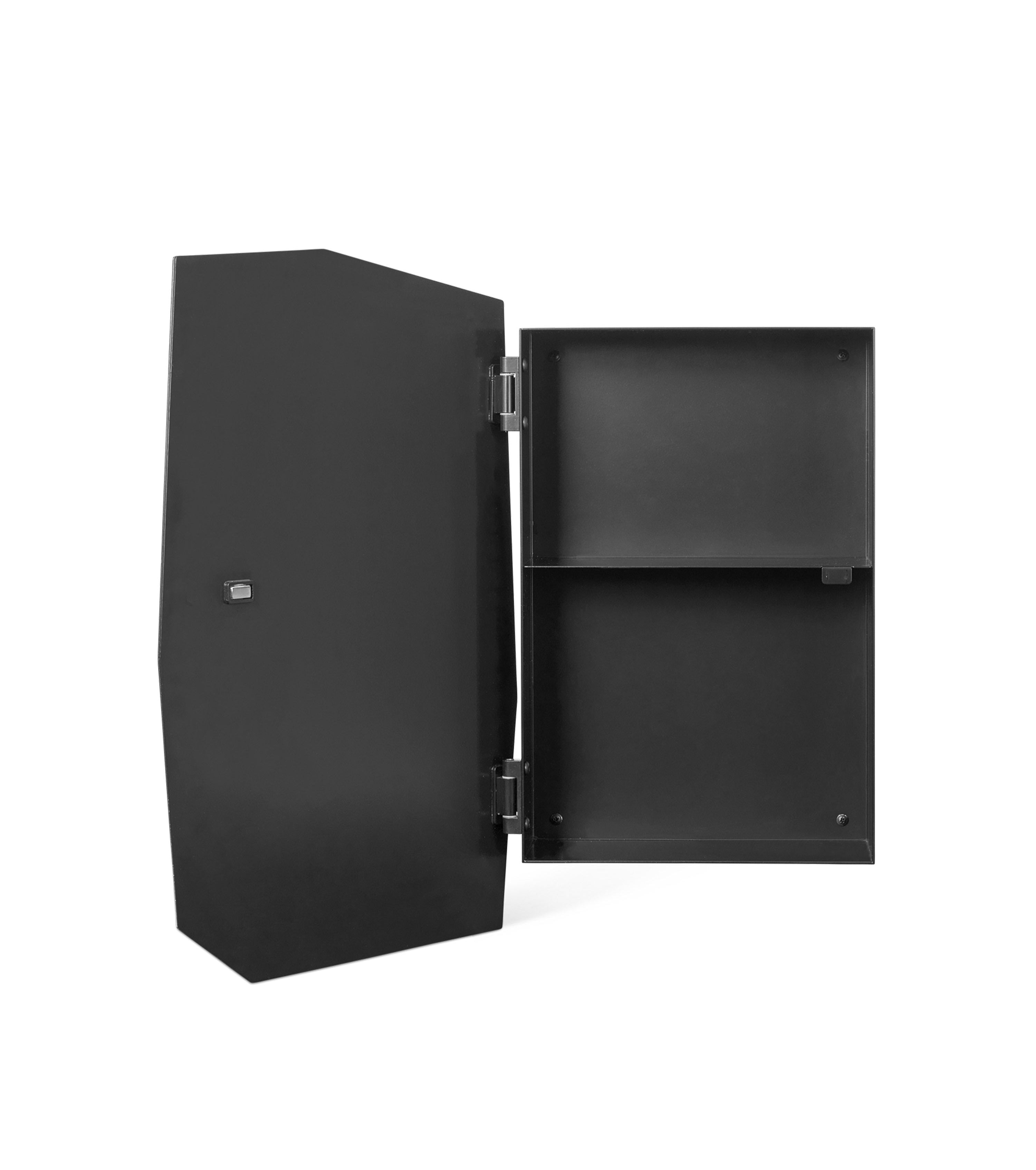 SHARD wall cabinet with mirror black