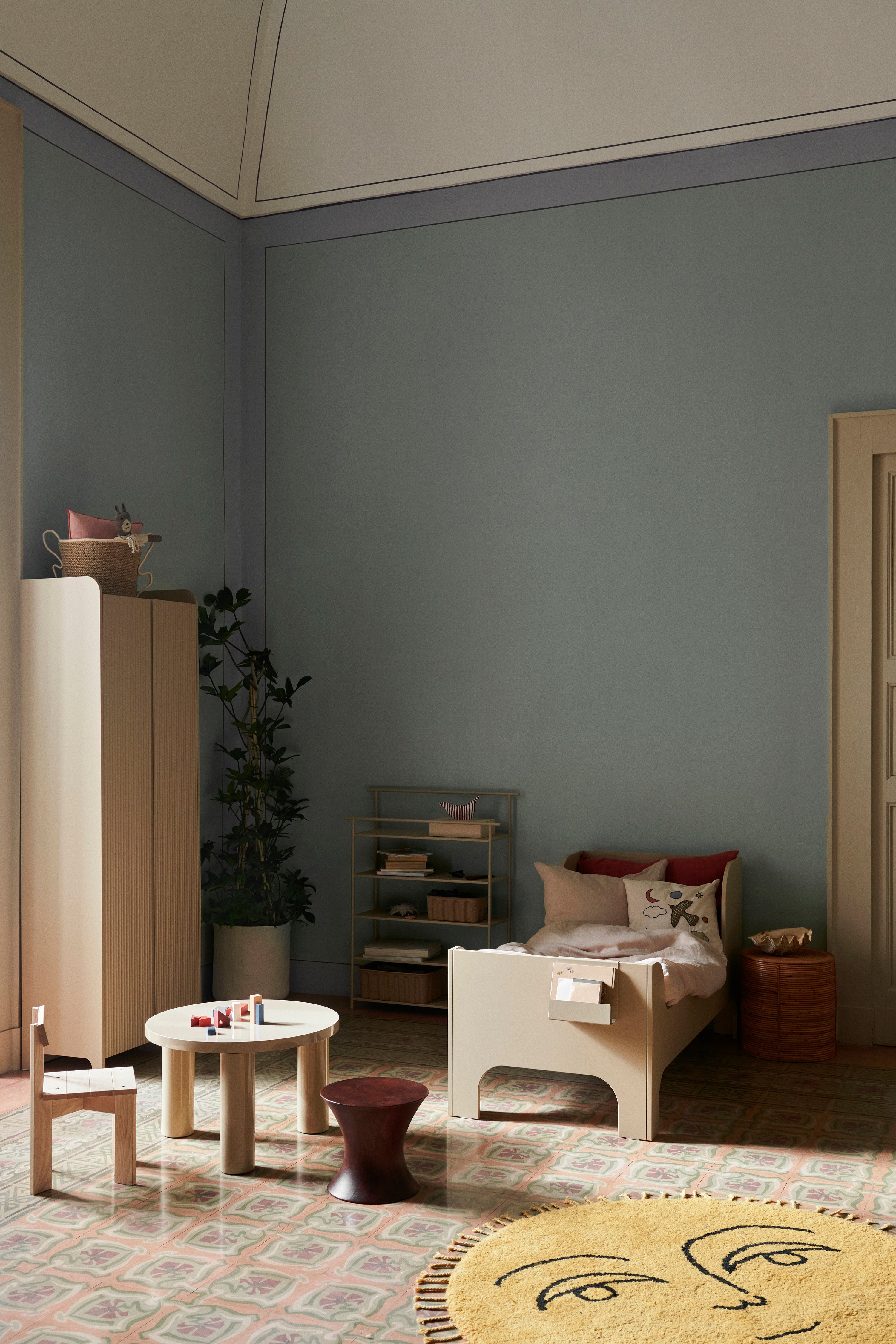 POST light blue coffee table