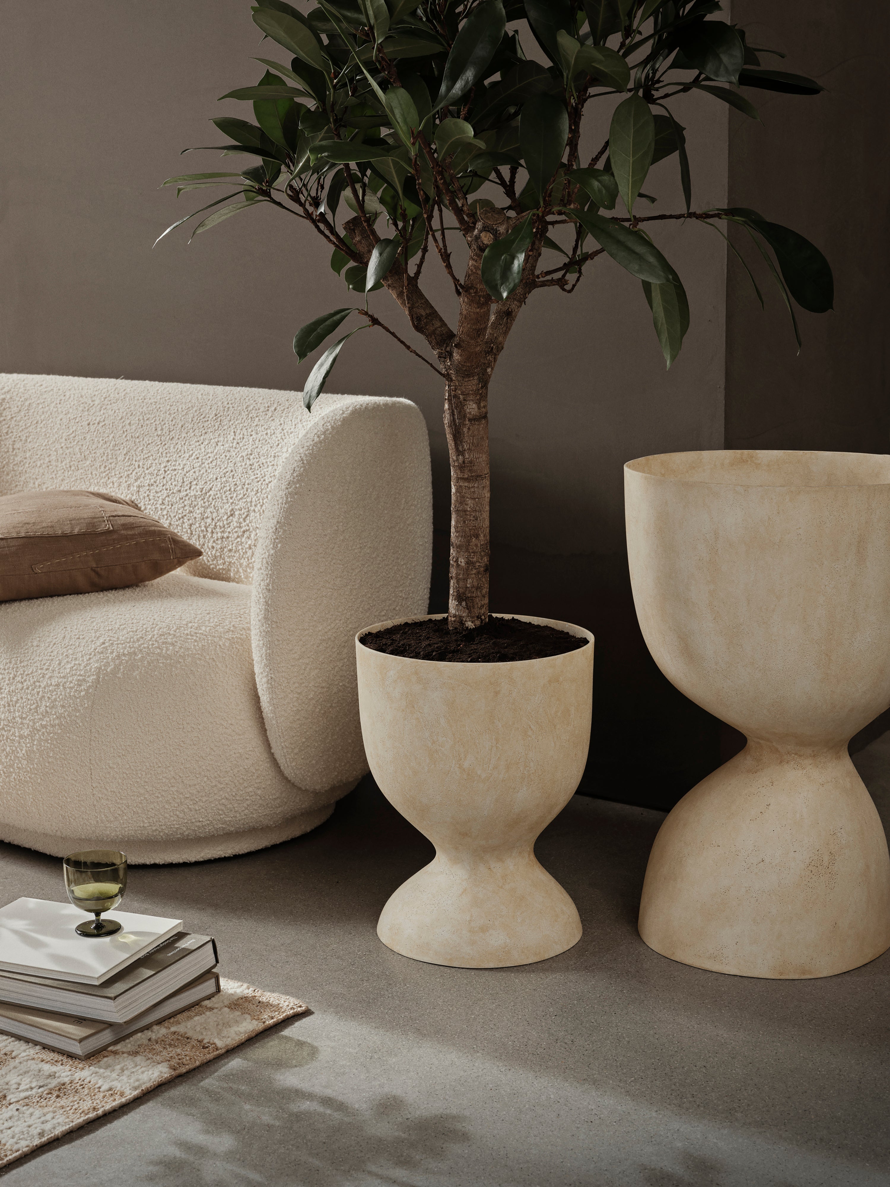 Donica EVOKE TALL piaskowy – ferm LIVING