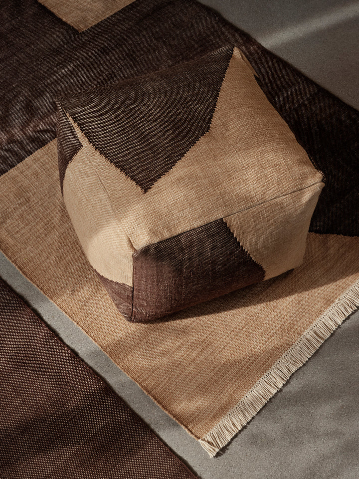 Puf FORENE SQUARE chocolade
