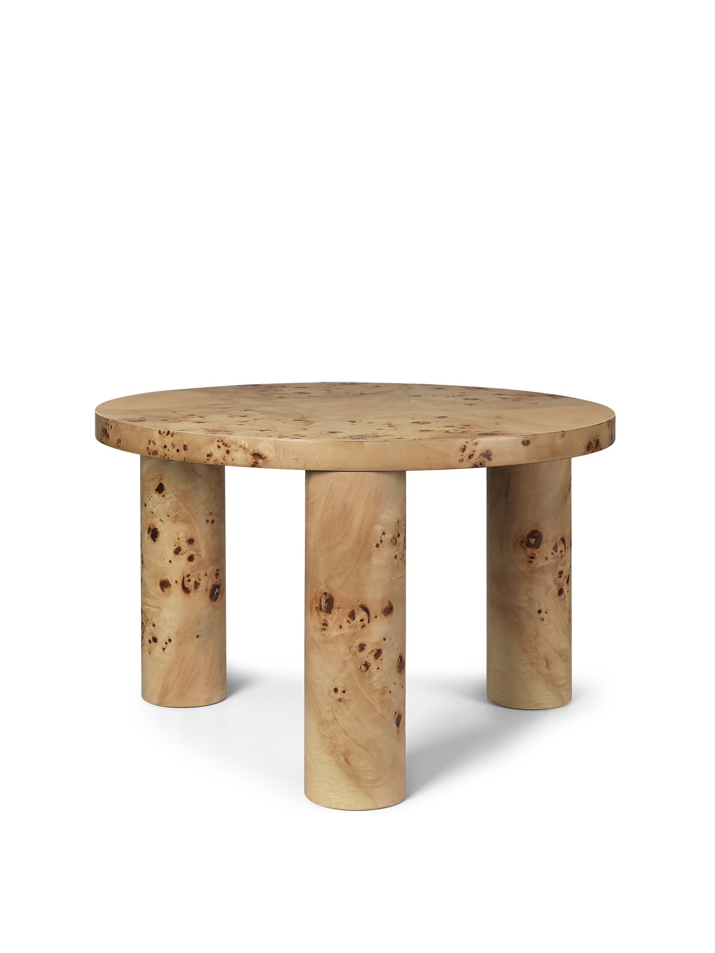 Stolik boczny POST fornir topolowy do salonu – ferm LIVING