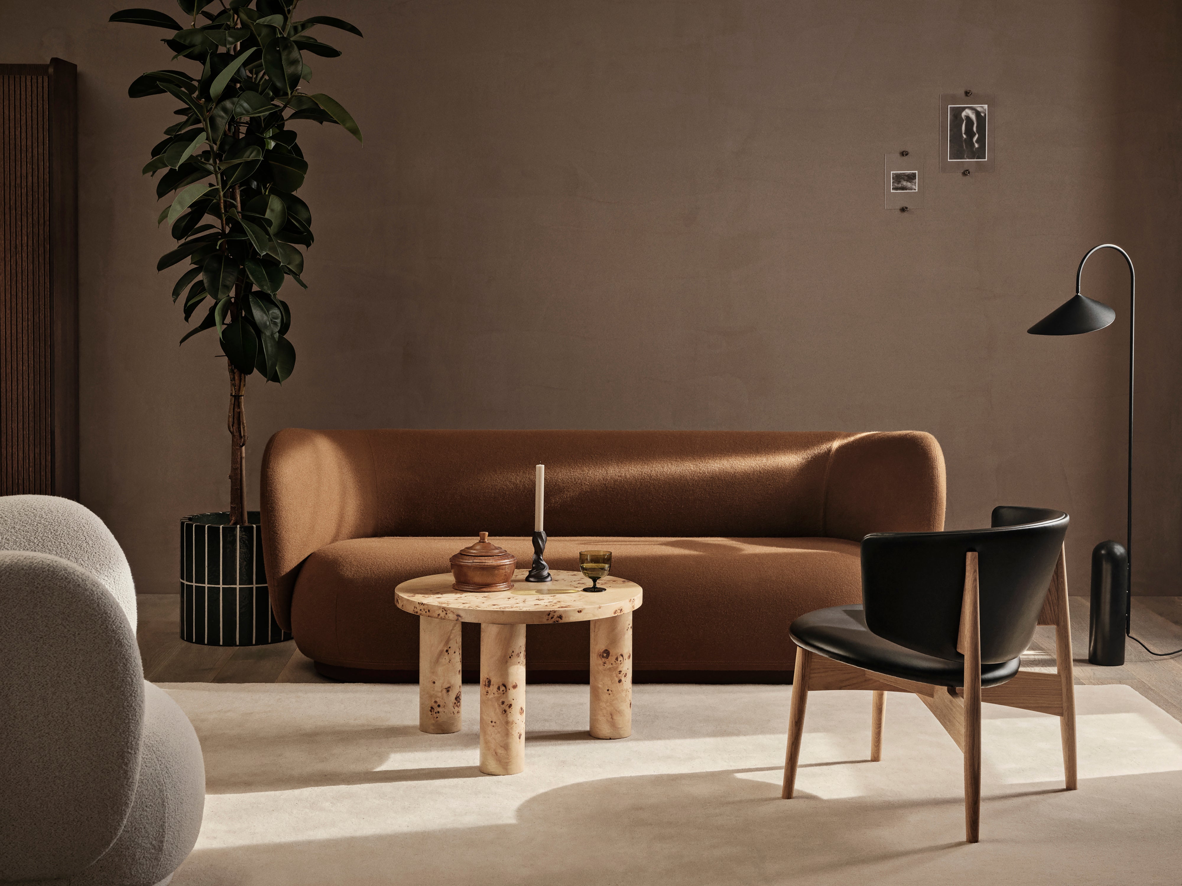 RICO 3-Seater Sofa Brushed Sand - Display Model