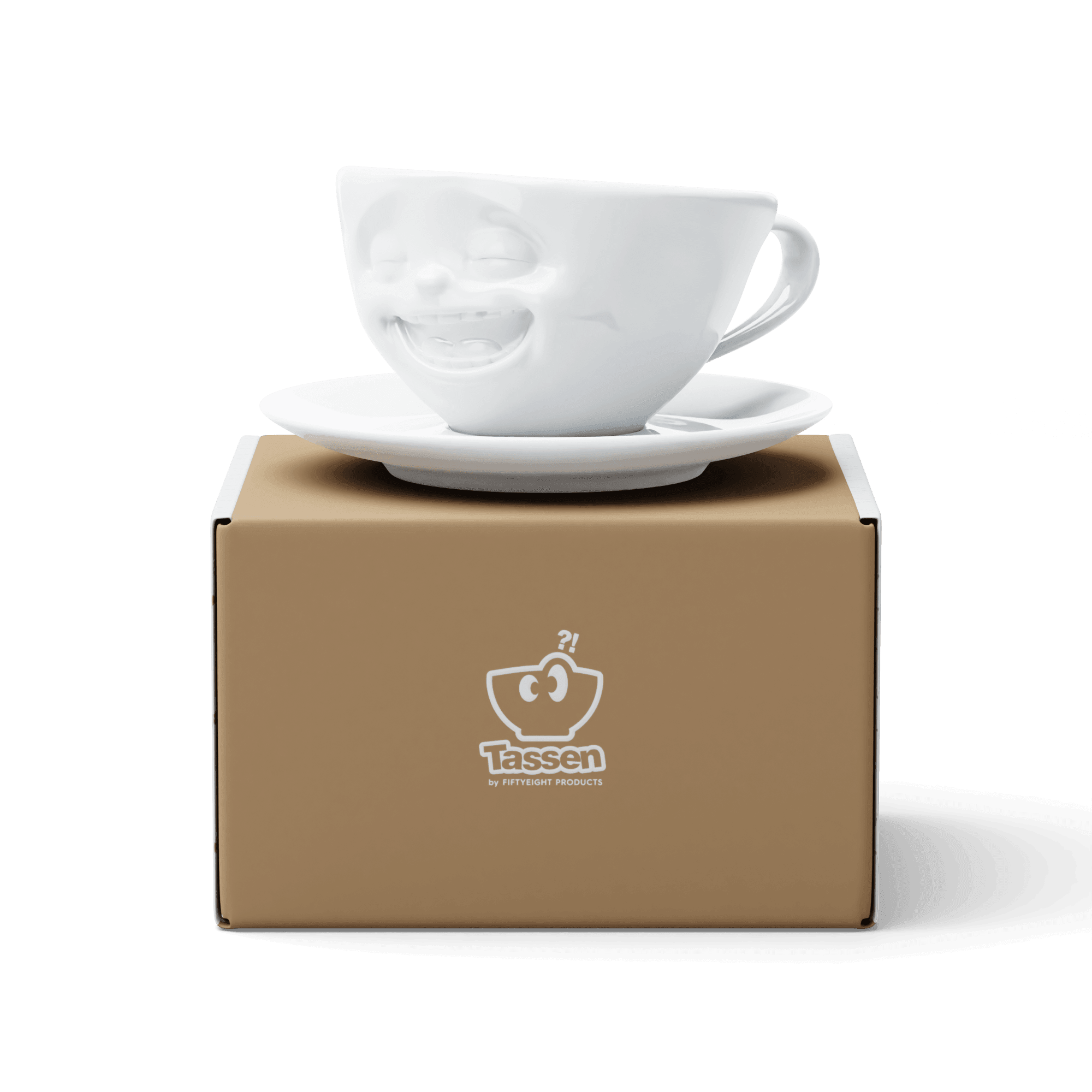Filiżanka LAUGHING biały, marka 58products