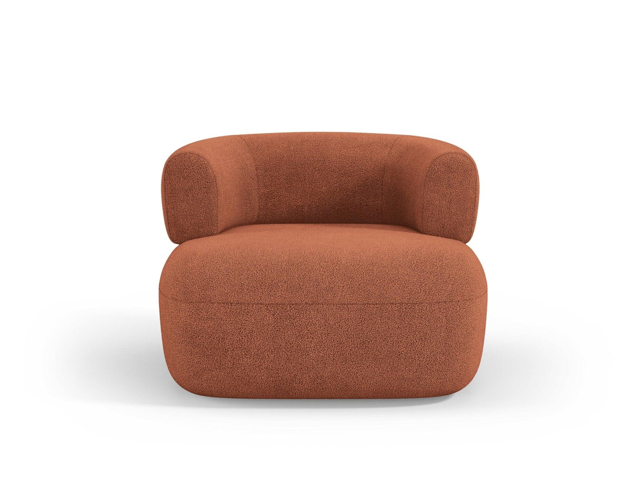 Fotel ALDRIN ceglany boucle Windsor & Co    Eye on Design