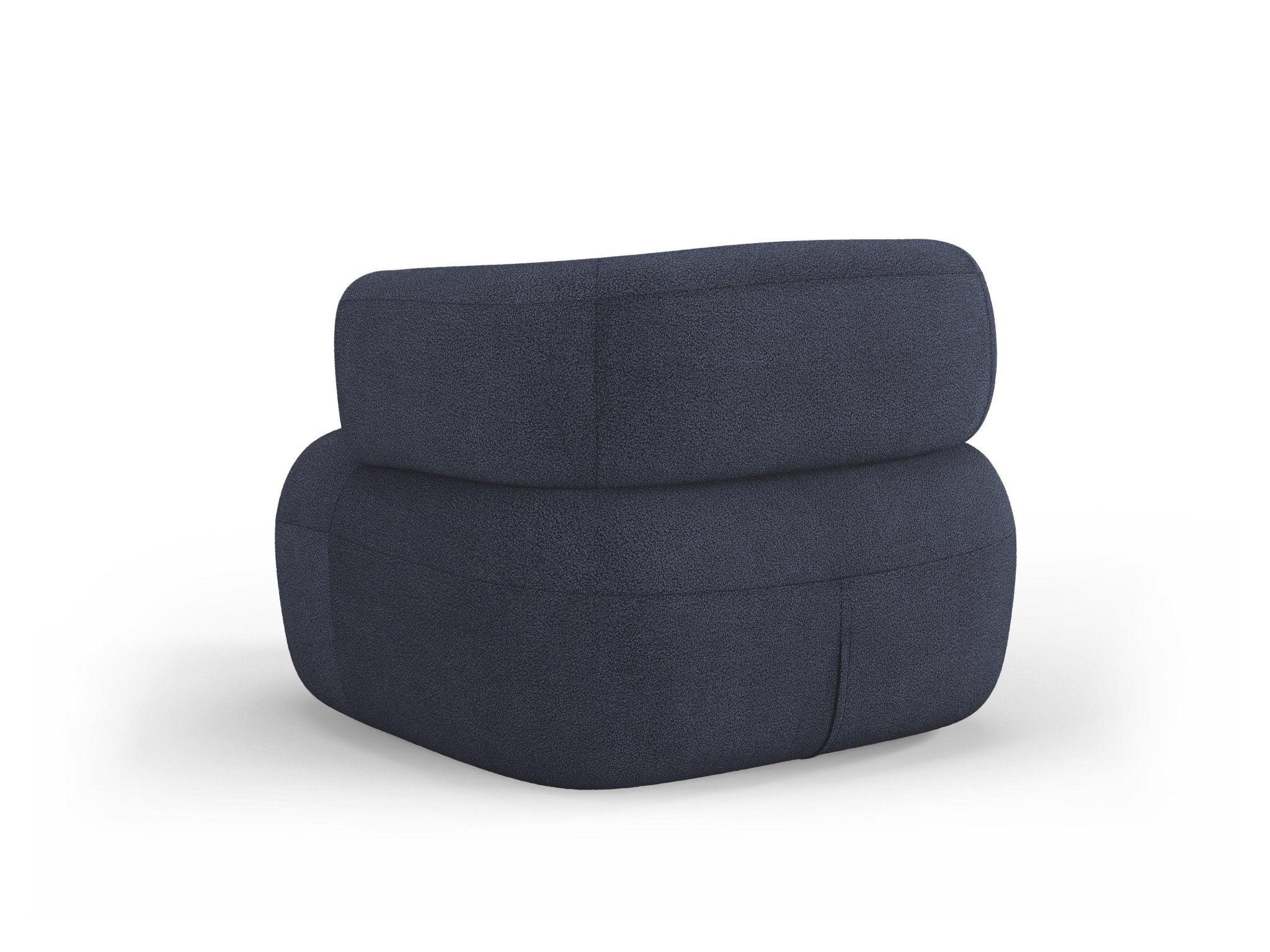 Fotel ALDRIN granatowy boucle Windsor & Co    Eye on Design