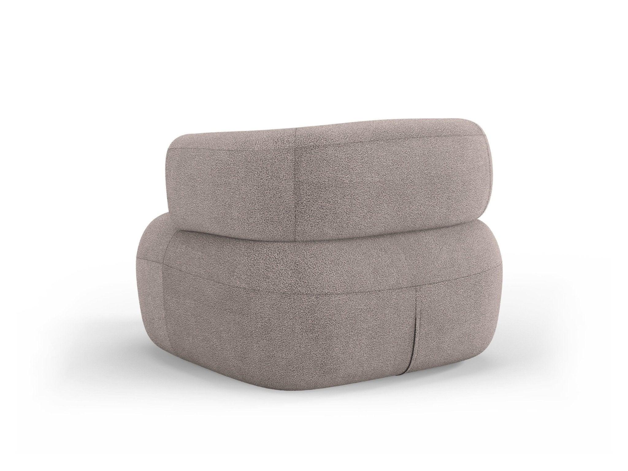 Fotel ALDRIN jasnobrązowy boucle Windsor & Co    Eye on Design