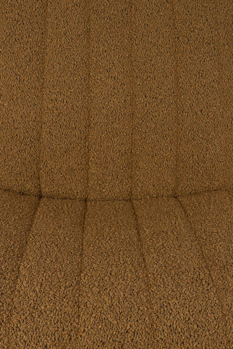 Fotel obrotowy JAX boucle brązowy White Label Living    Eye on Design