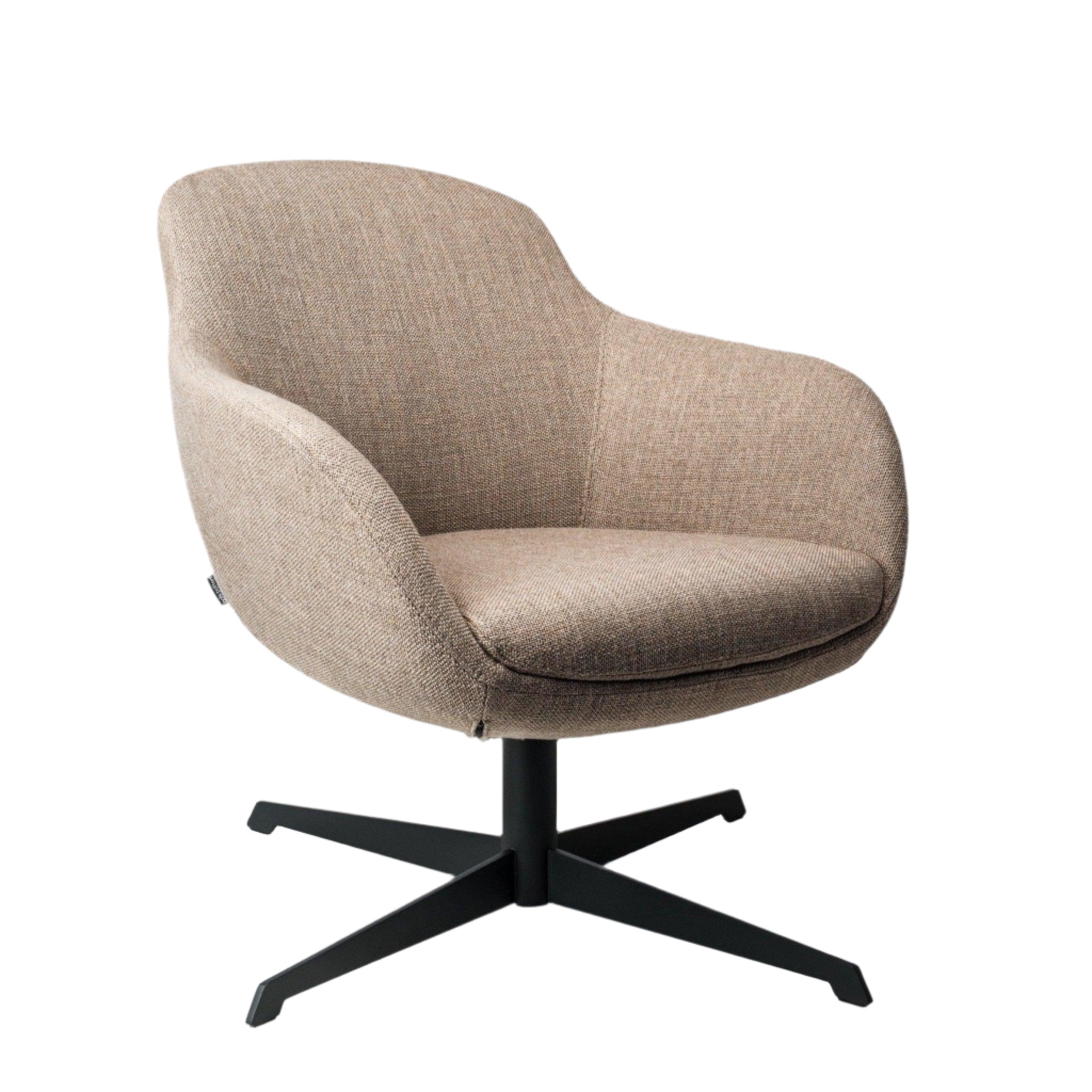 Fotel obrotowy SPOCK beżowy Pols Potten    Eye on Design